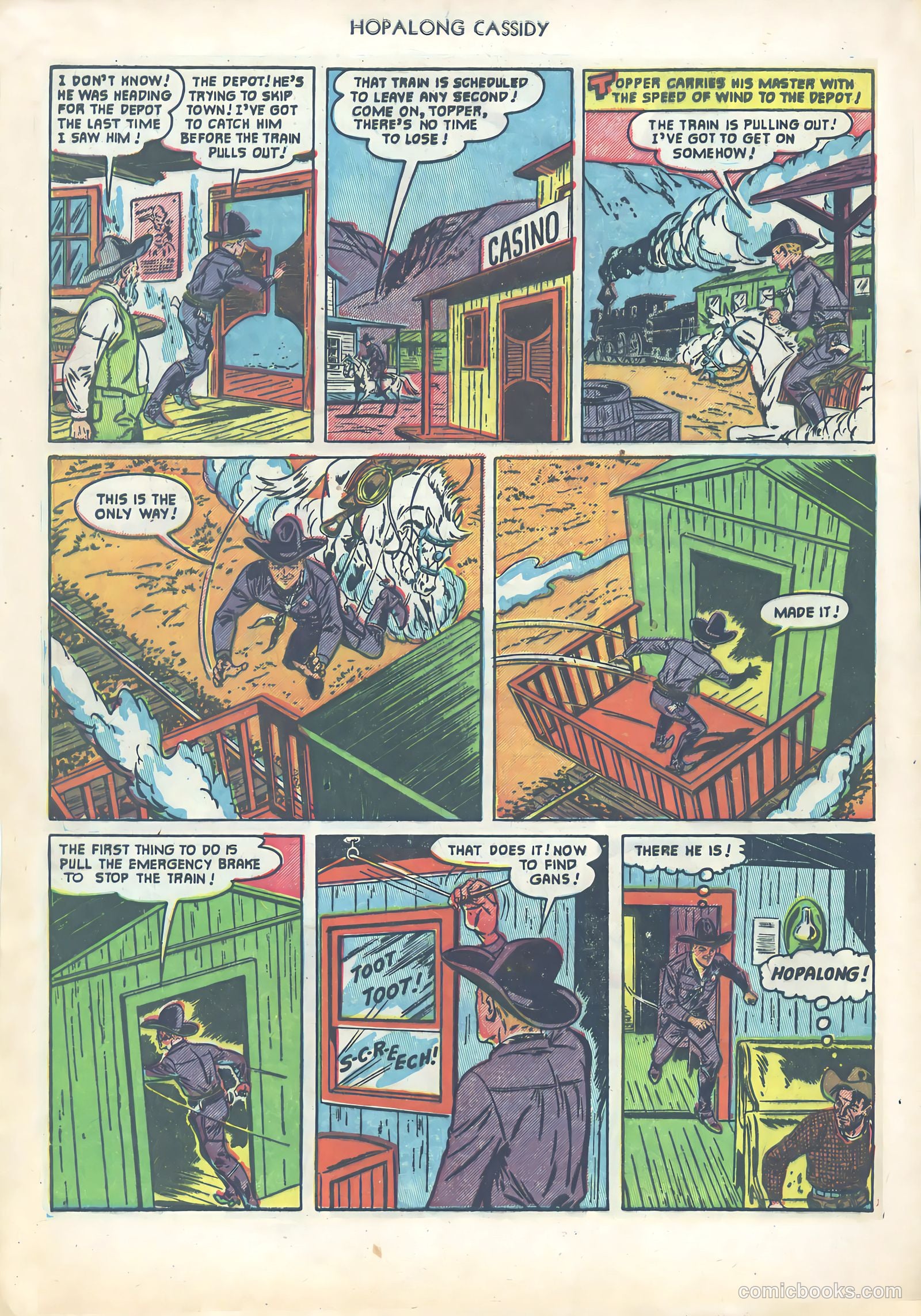 Hopalong Cassidy #65 (1952) — page 8 of 36