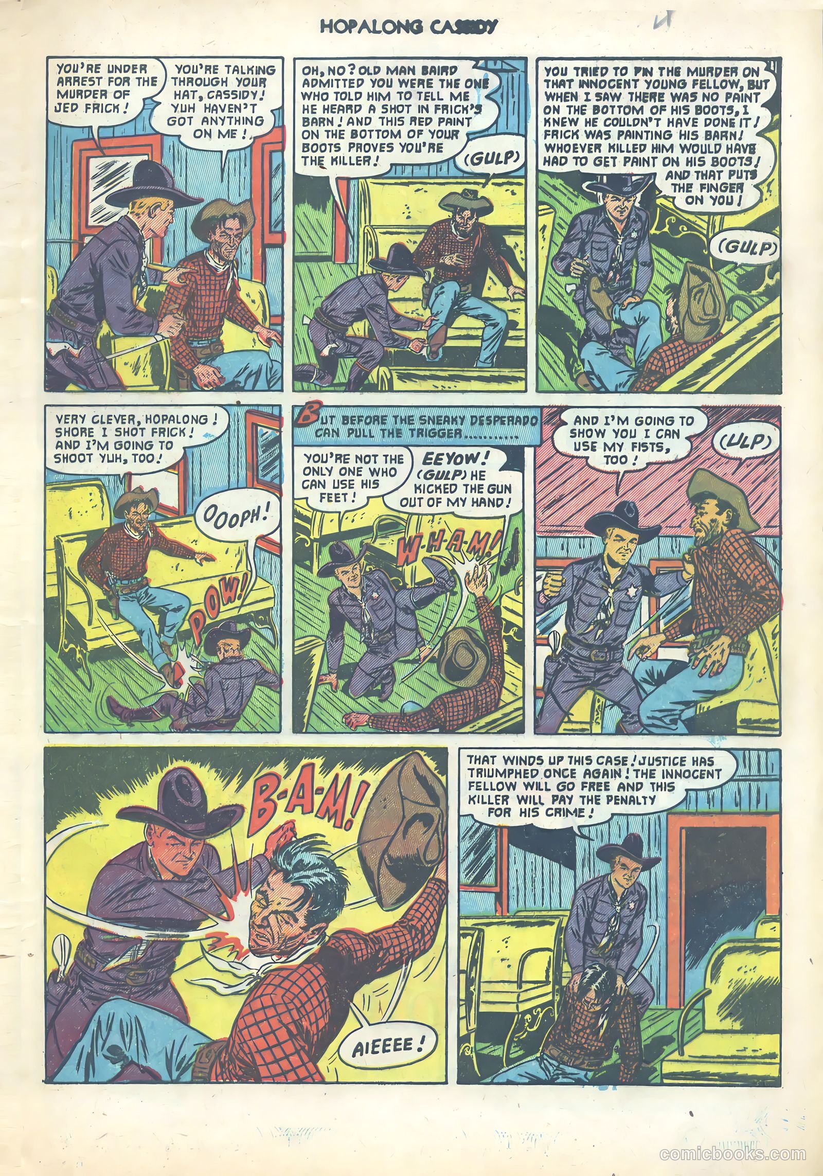 Hopalong Cassidy #65 (1952) — page 9 of 36