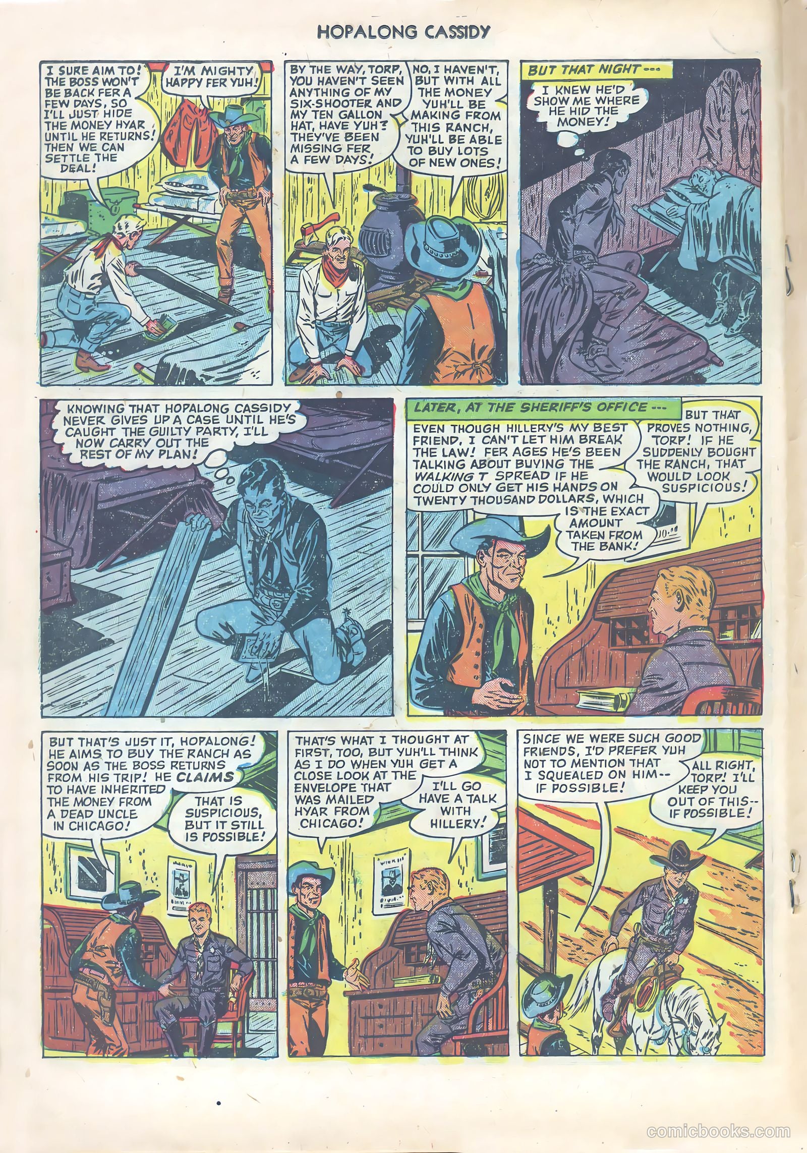 Hopalong Cassidy #65 (1952) — page 18 of 36