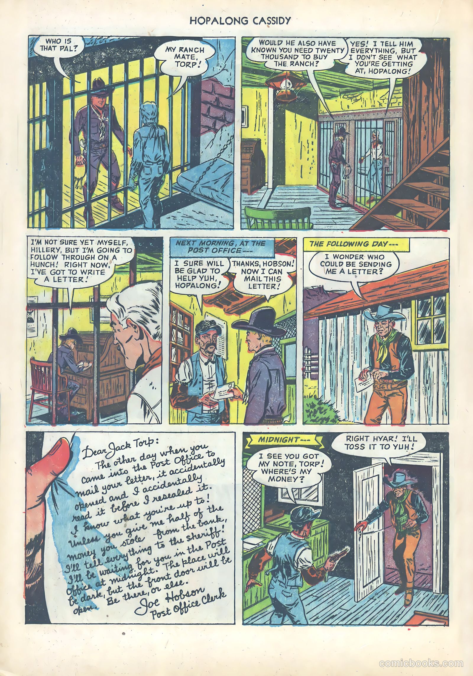 Hopalong Cassidy #65 (1952) — page 20 of 36