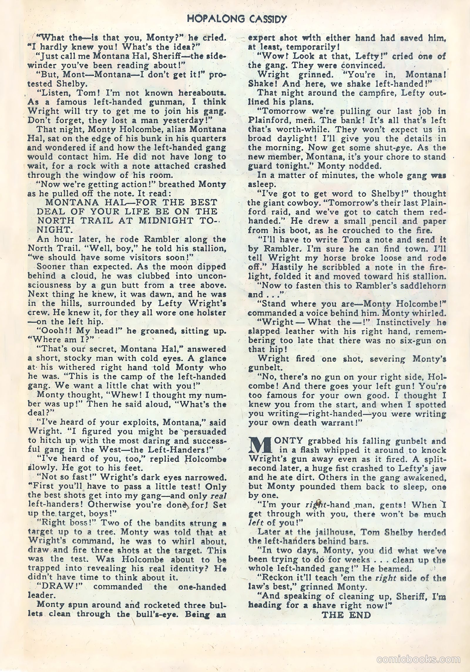Hopalong Cassidy #65 (1952) — page 25 of 36