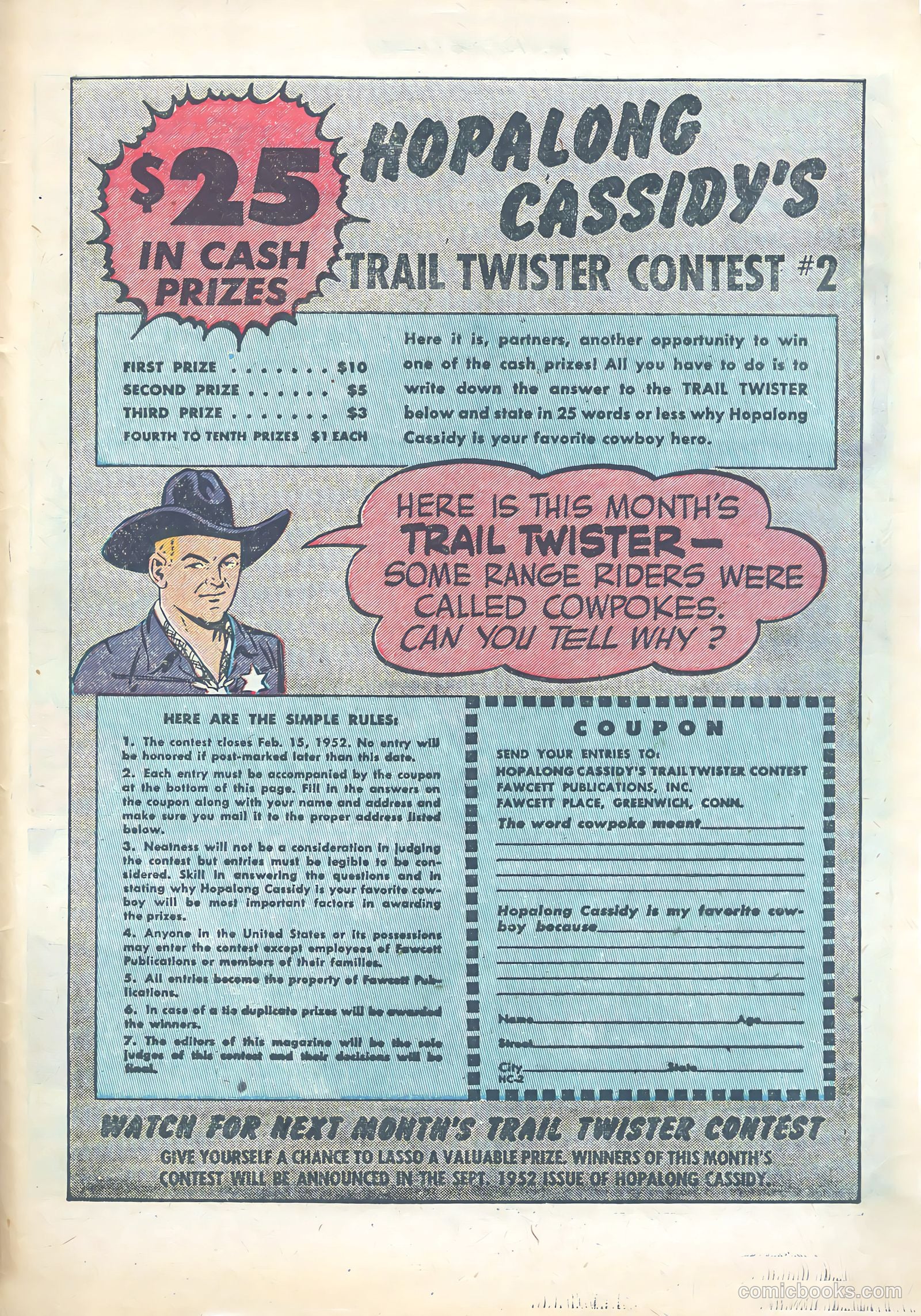 Hopalong Cassidy #65 (1952) — page 27 of 36