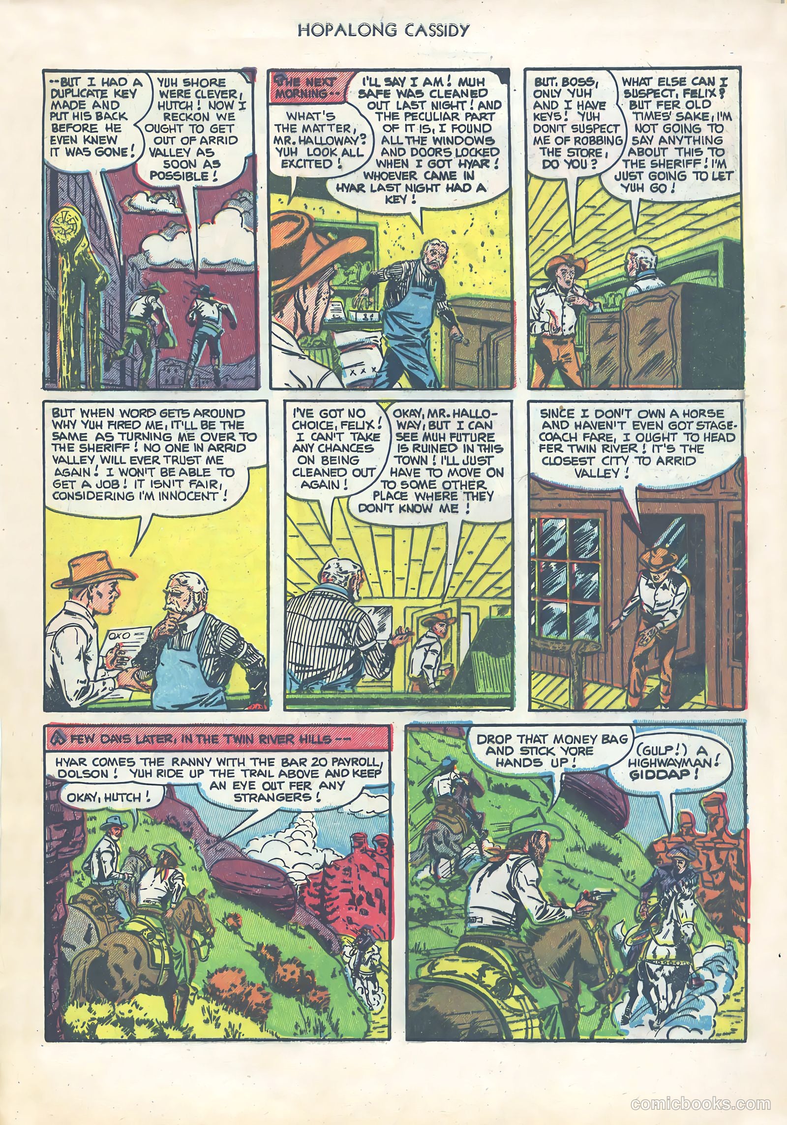 Hopalong Cassidy #65 (1952) — page 29 of 36