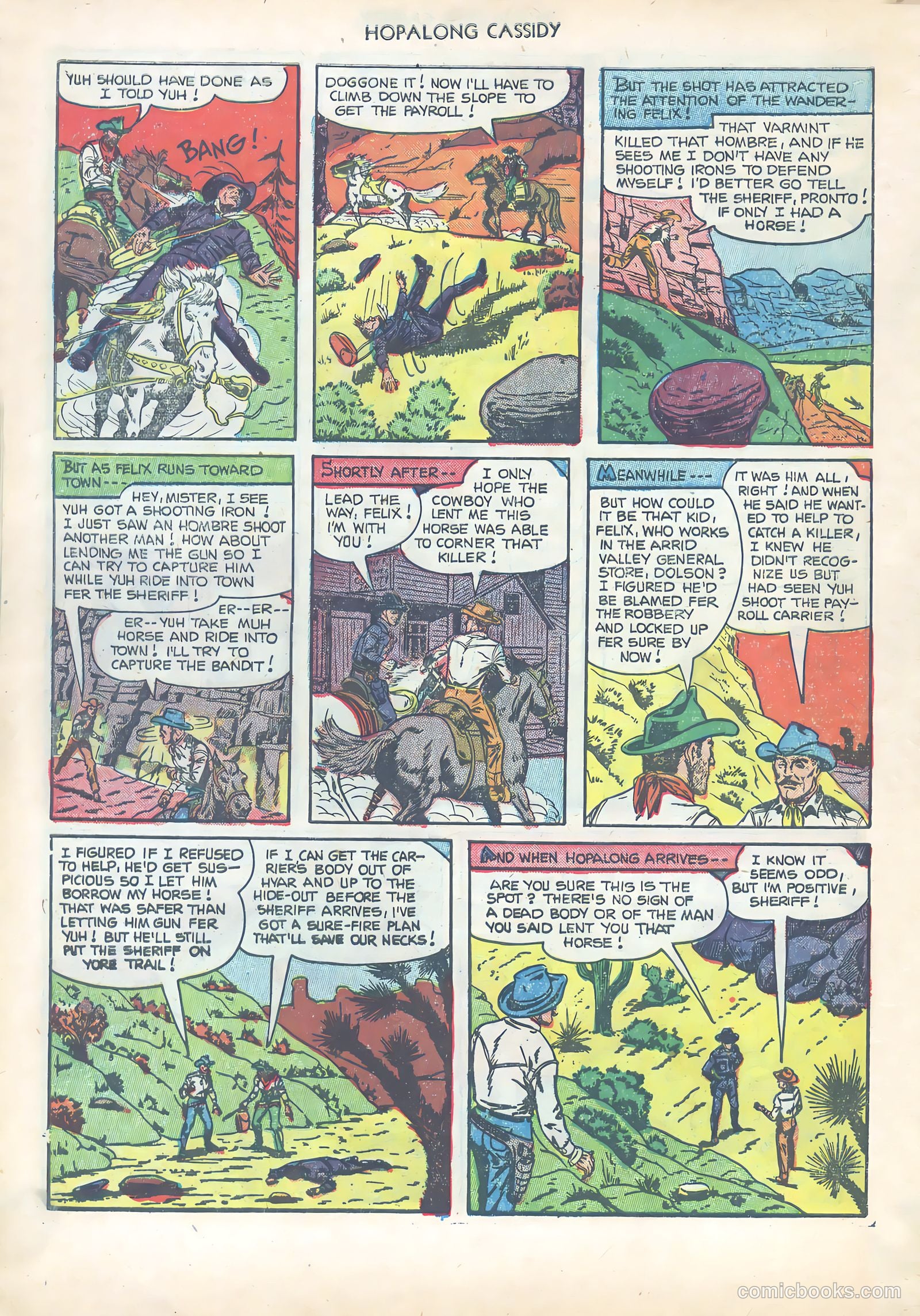 Hopalong Cassidy #65 (1952) — page 30 of 36
