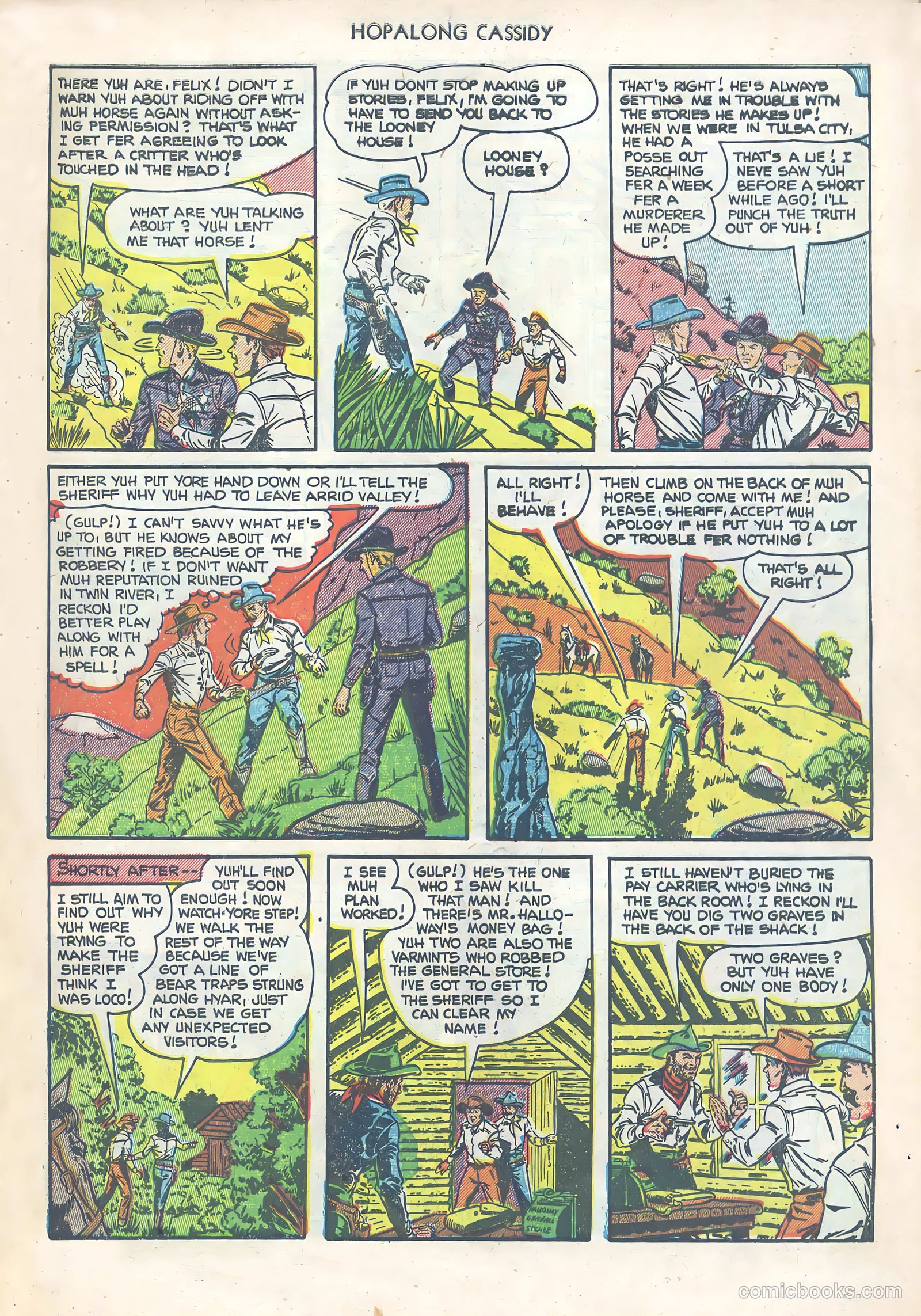 Hopalong Cassidy #65 (1952) — page 31 of 36
