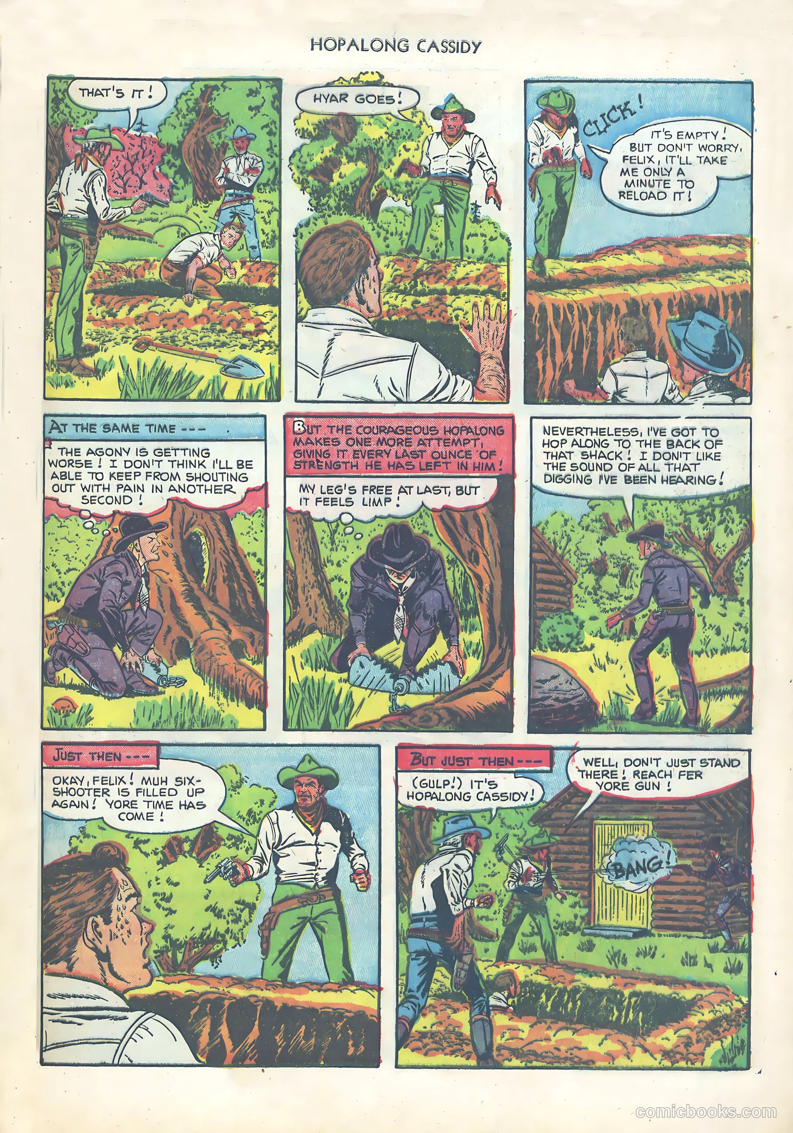 Hopalong Cassidy #65 (1952) — page 33 of 36