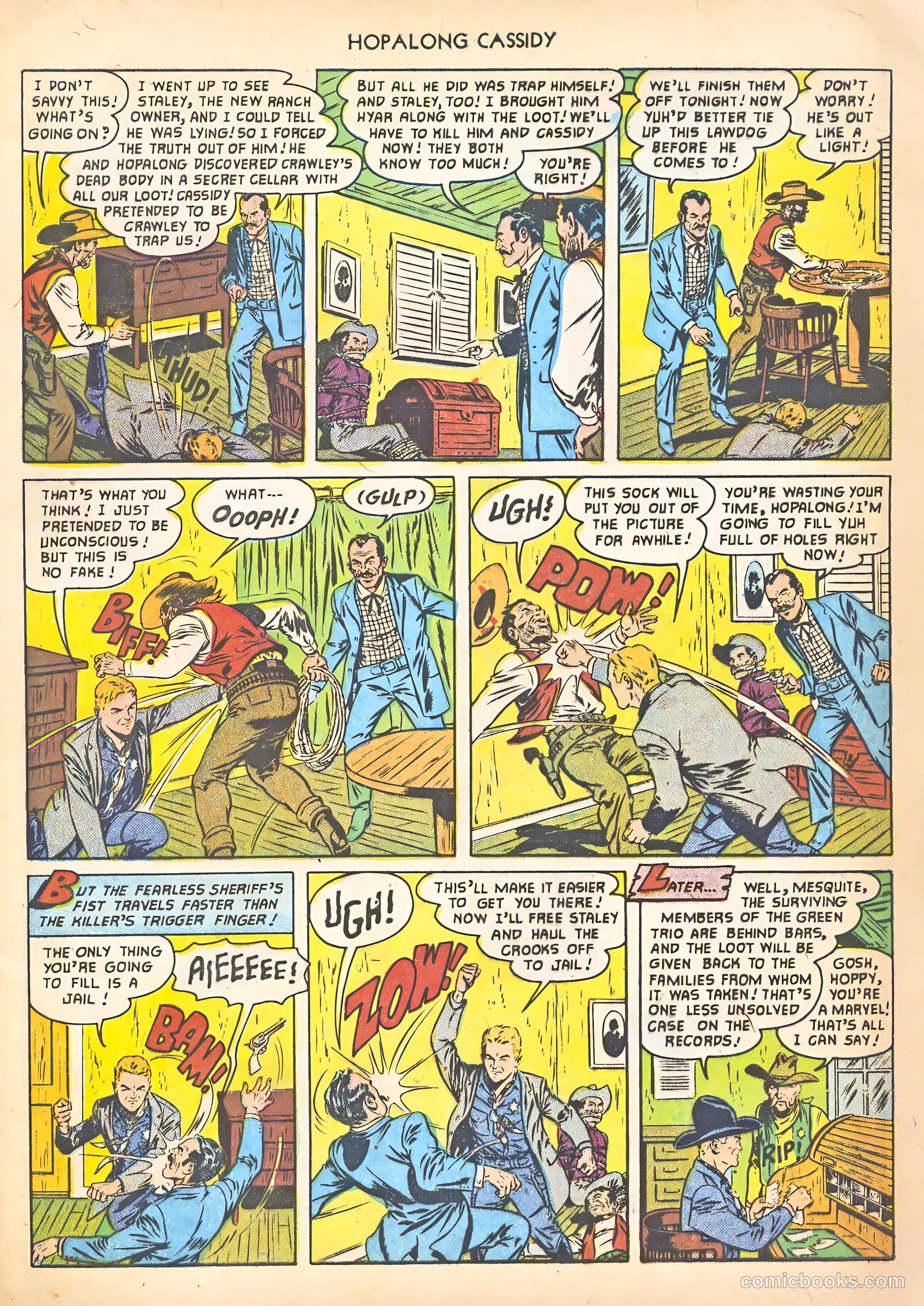 Hopalong Cassidy #66 (1952) — page 9 of 36