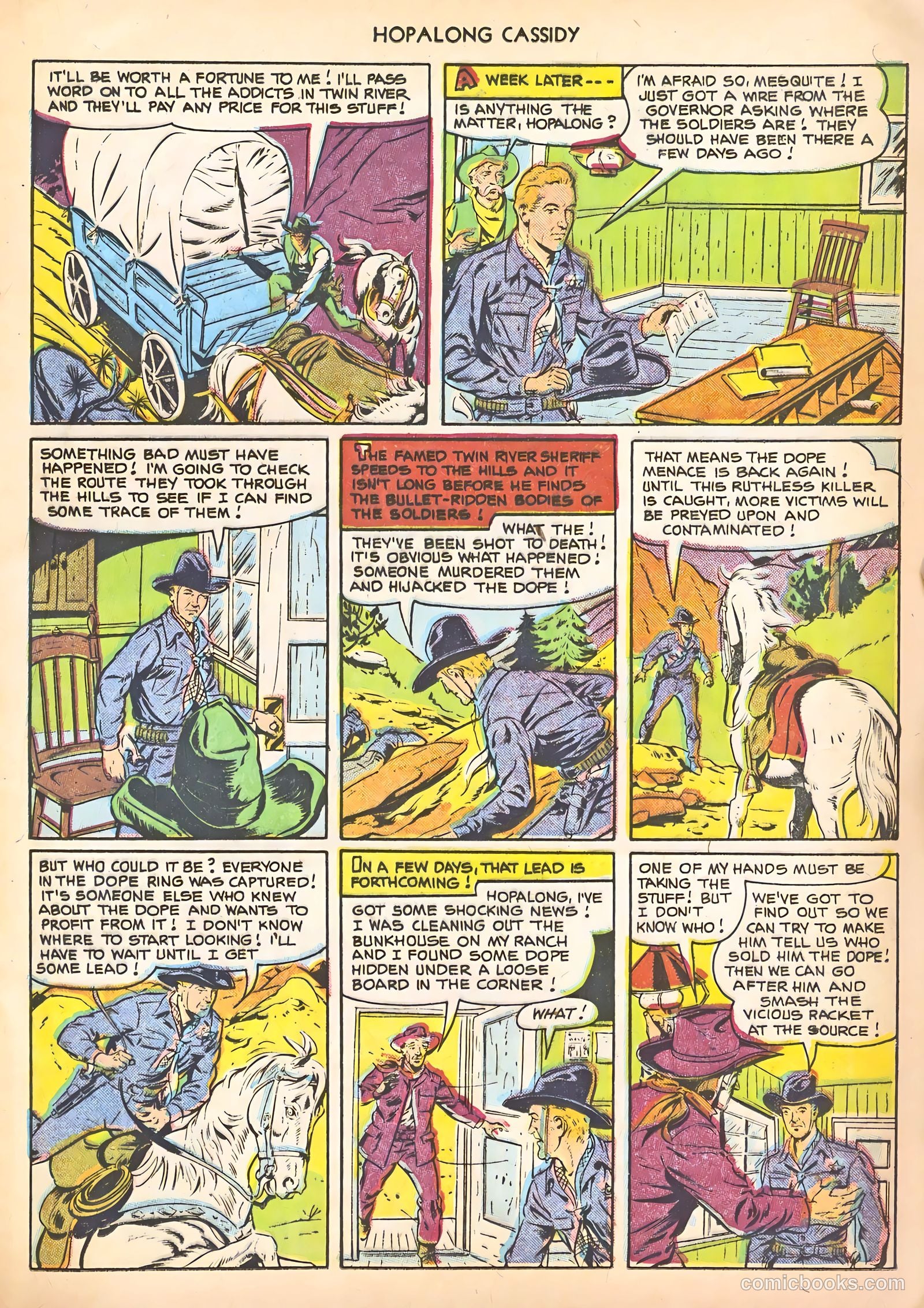 Hopalong Cassidy #66 (1952) — page 17 of 36