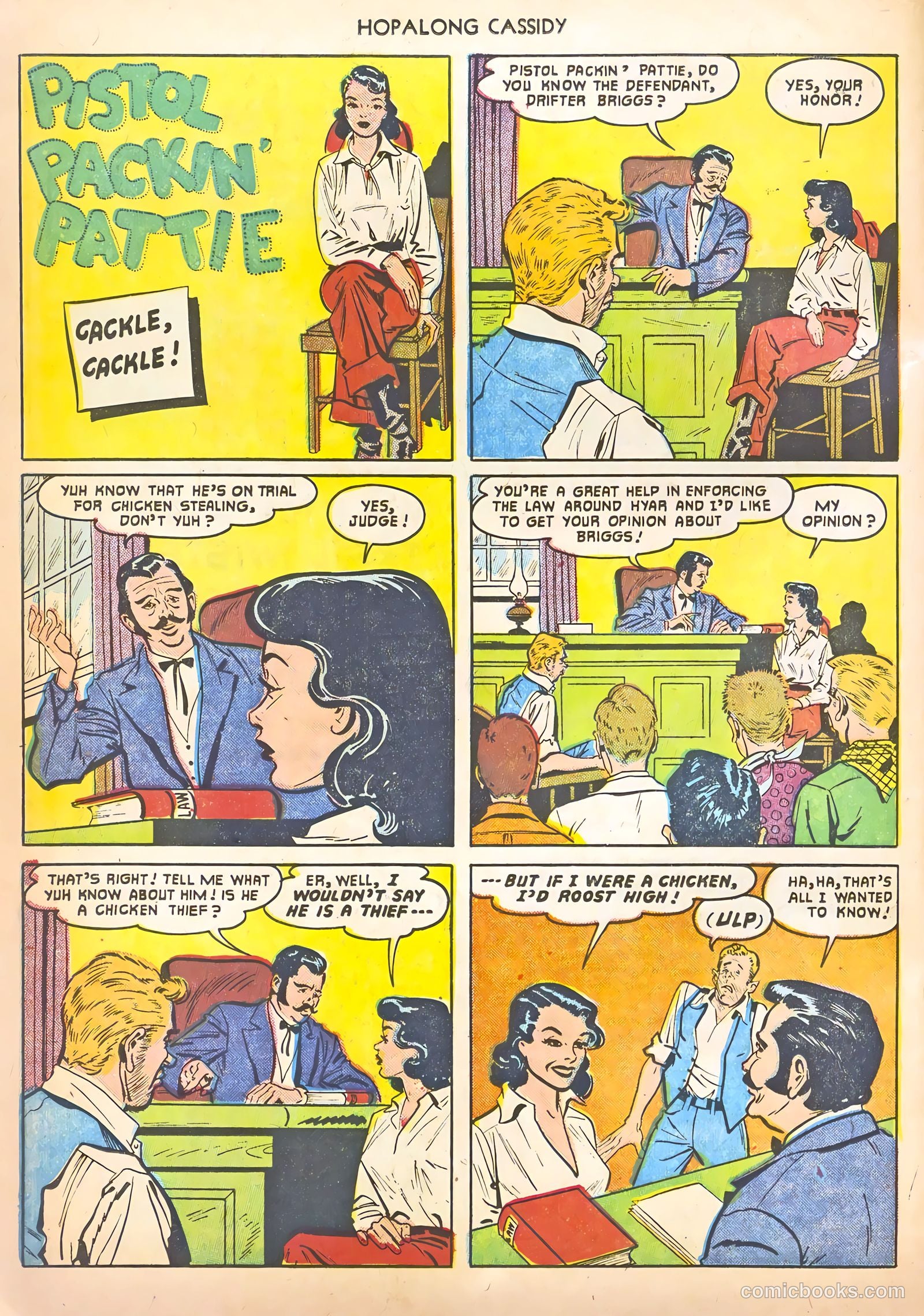 Hopalong Cassidy #66 (1952) — page 22 of 36