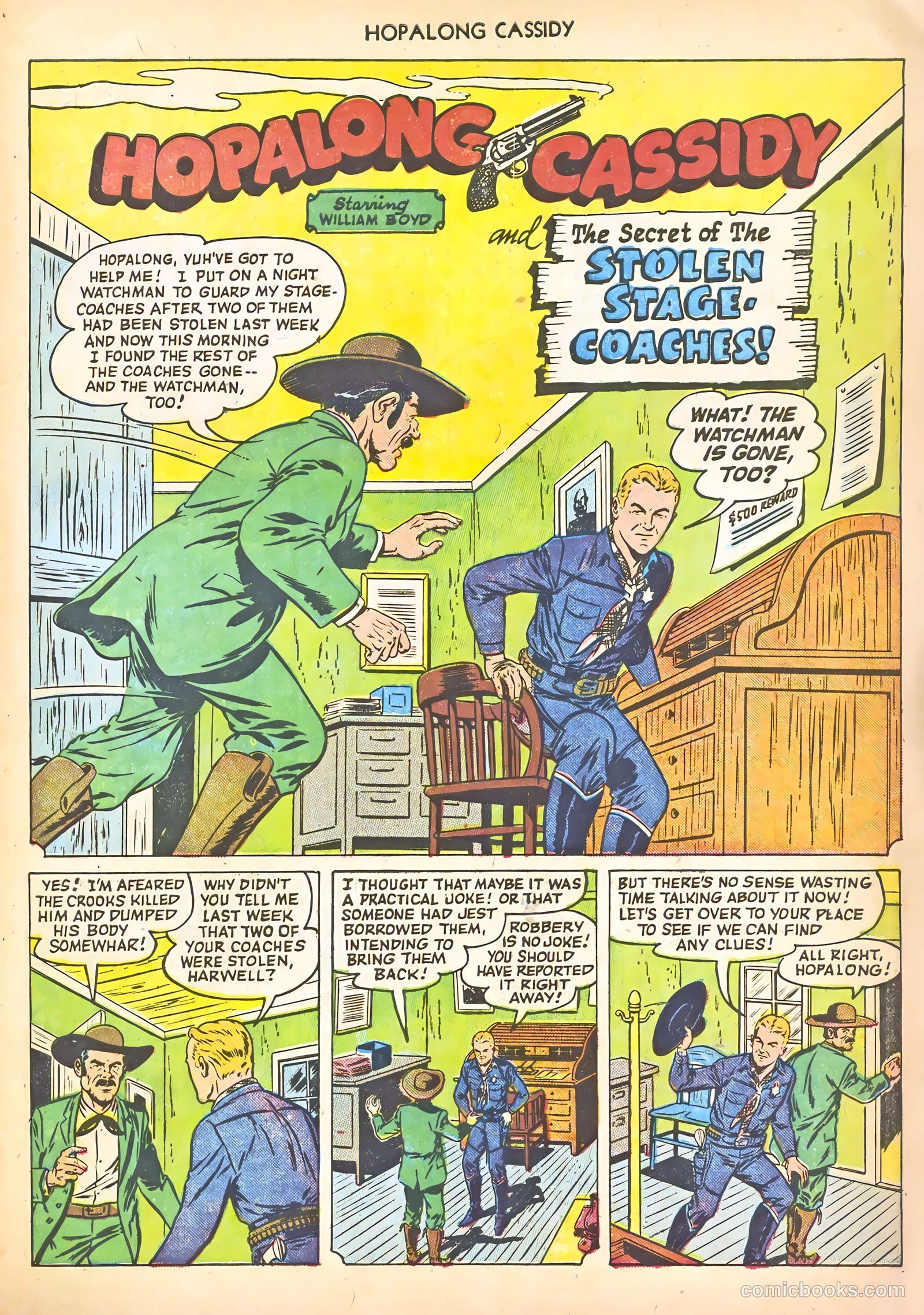 Hopalong Cassidy #66 (1952) — page 27 of 36