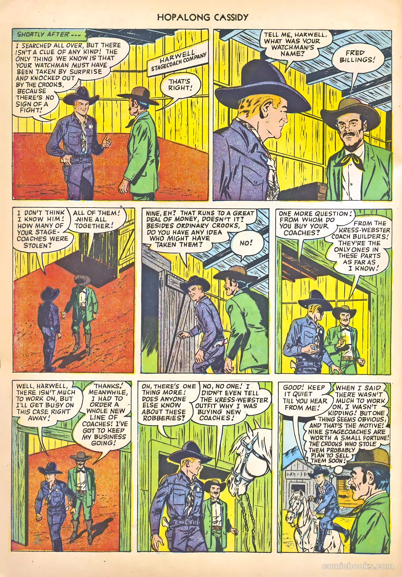 Hopalong Cassidy #66 (1952) — page 28 of 36