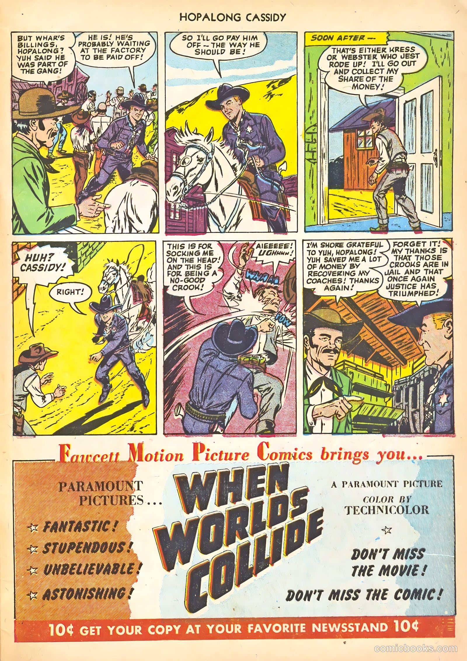 Hopalong Cassidy #66 (1952) — page 33 of 36