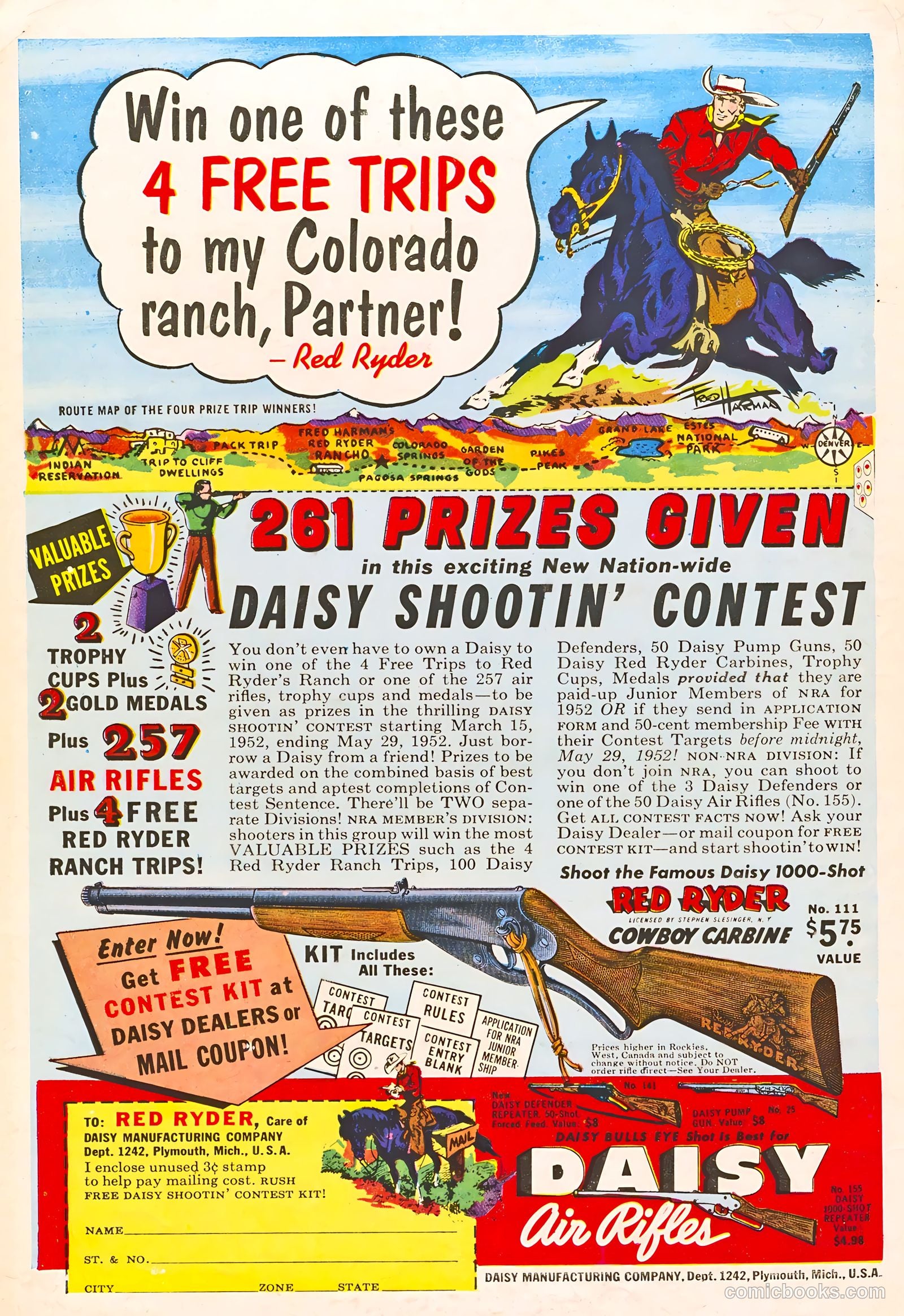 Hopalong Cassidy #66 (1952) — page 36 of 36