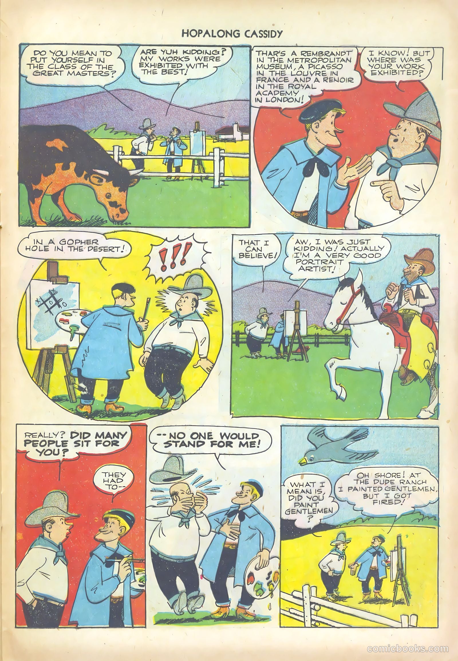 Hopalong Cassidy #67 (1952) — page 25 of 36