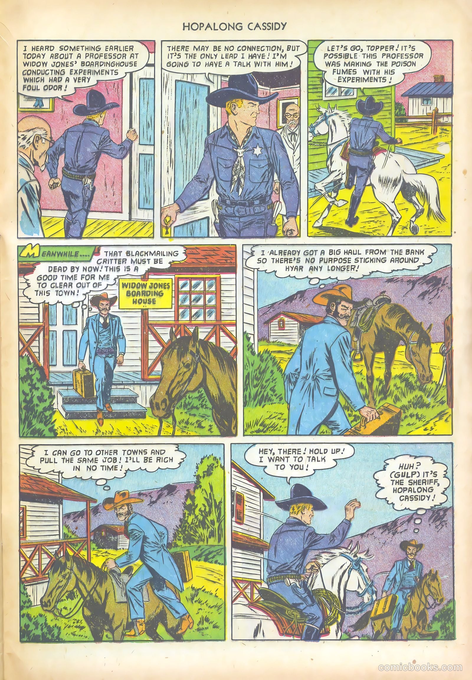Hopalong Cassidy #67 (1952) — page 33 of 36