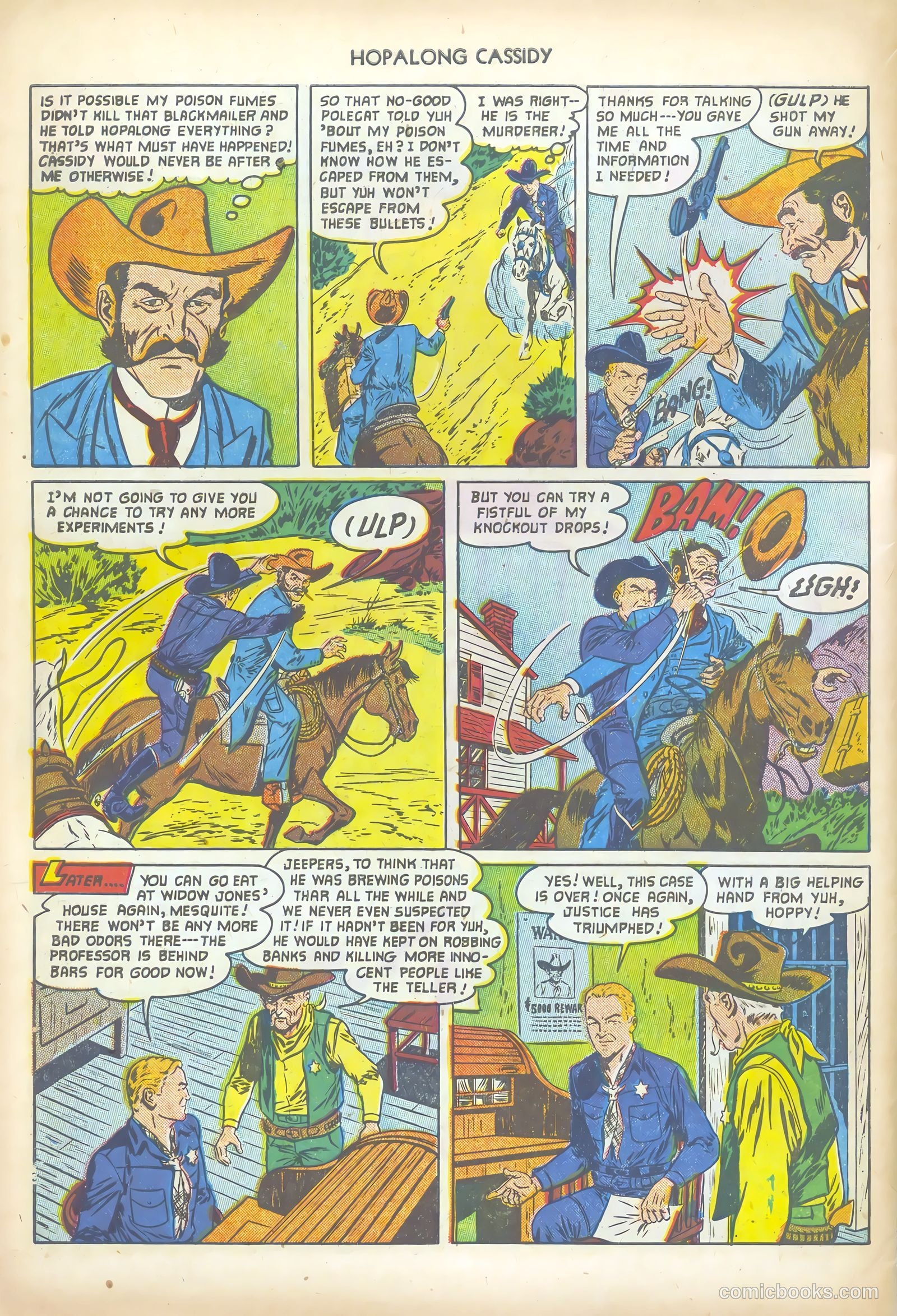 Hopalong Cassidy #67 (1952) — page 34 of 36