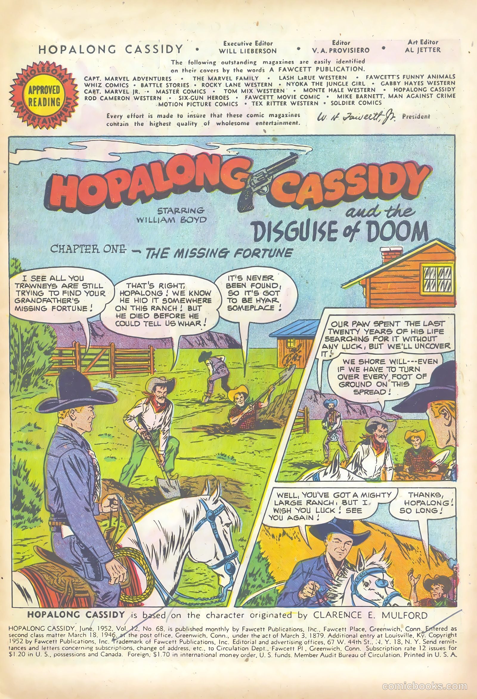 Hopalong Cassidy #68 (1952) — page 3 of 36