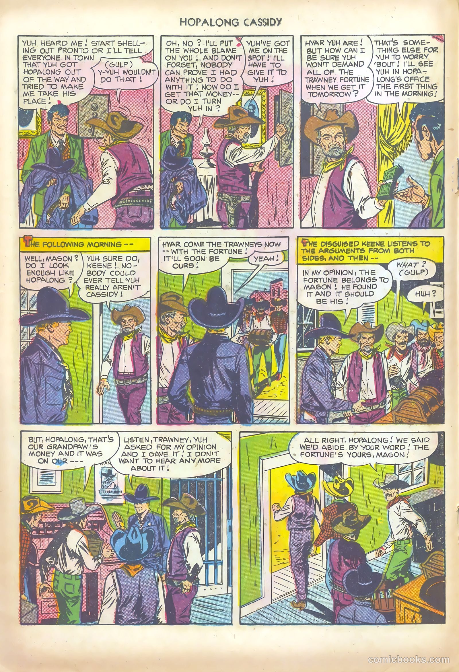 Hopalong Cassidy #68 (1952) — page 18 of 36