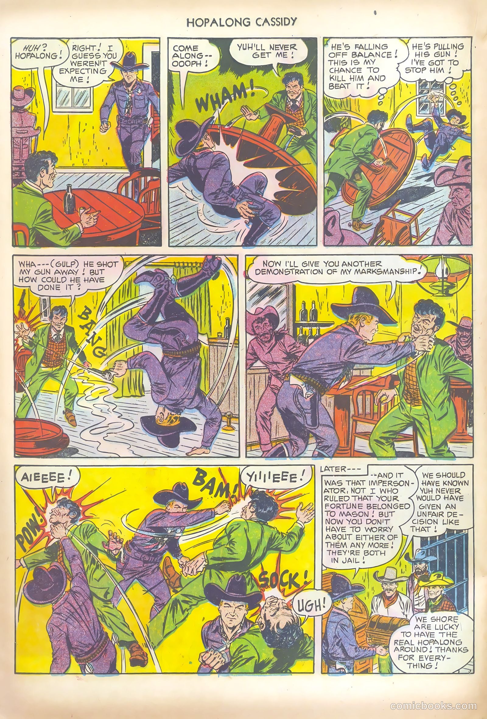 Hopalong Cassidy #68 (1952) — page 22 of 36