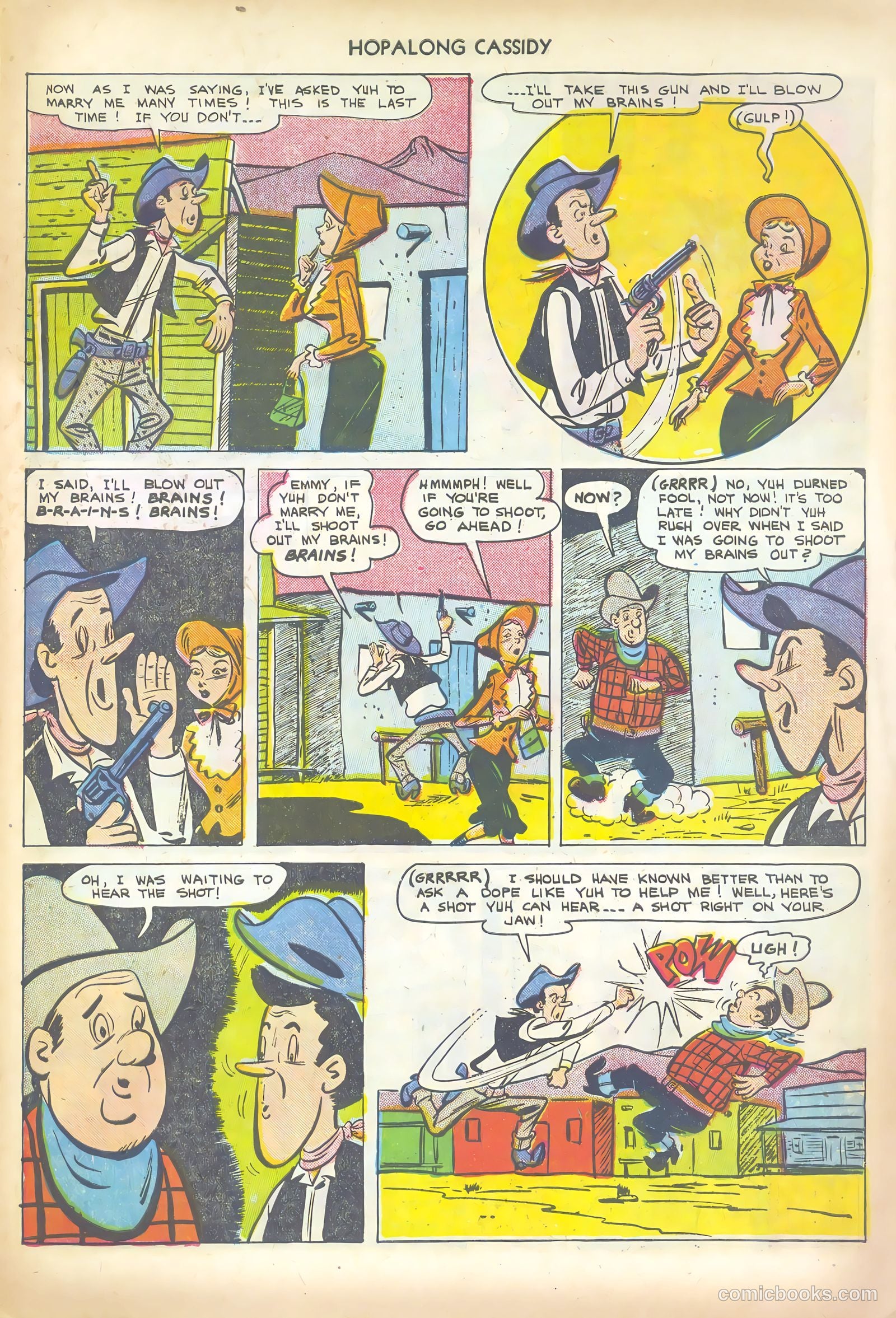 Hopalong Cassidy #68 (1952) — page 27 of 36