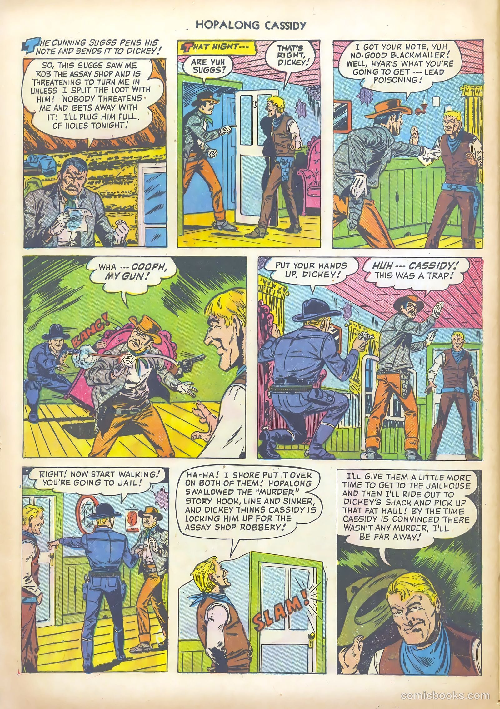 Hopalong Cassidy #68 (1952) — page 32 of 36