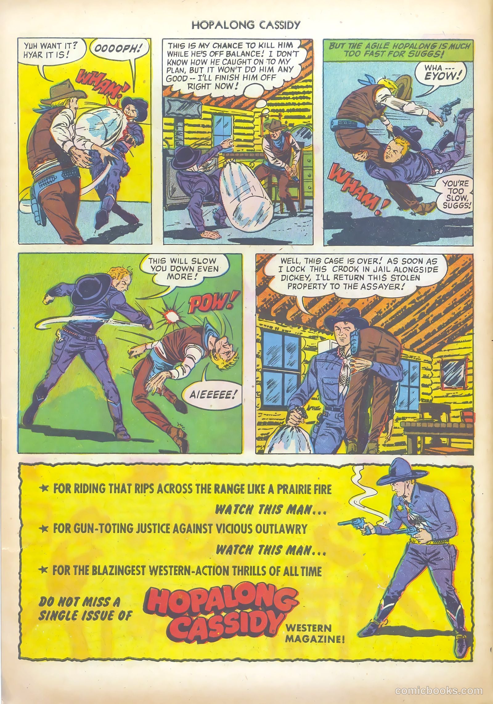 Hopalong Cassidy #68 (1952) — page 34 of 36