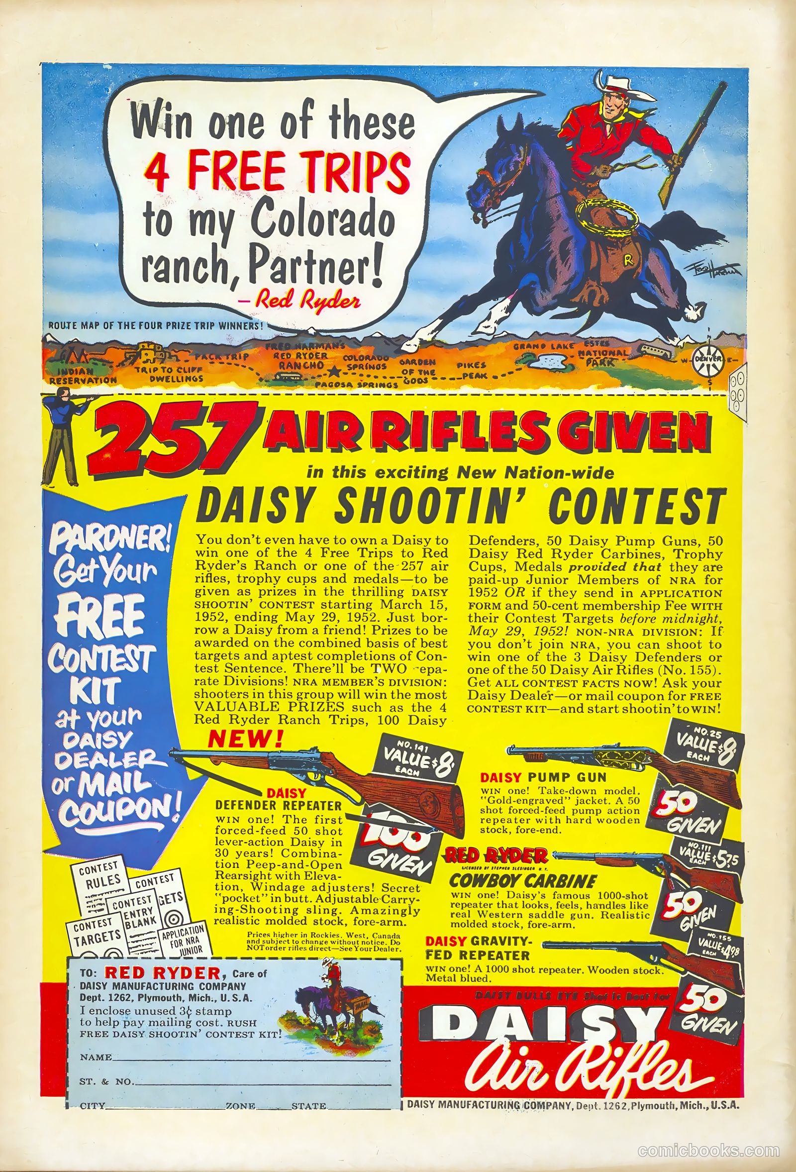 Hopalong Cassidy #68 (1952) — page 36 of 36