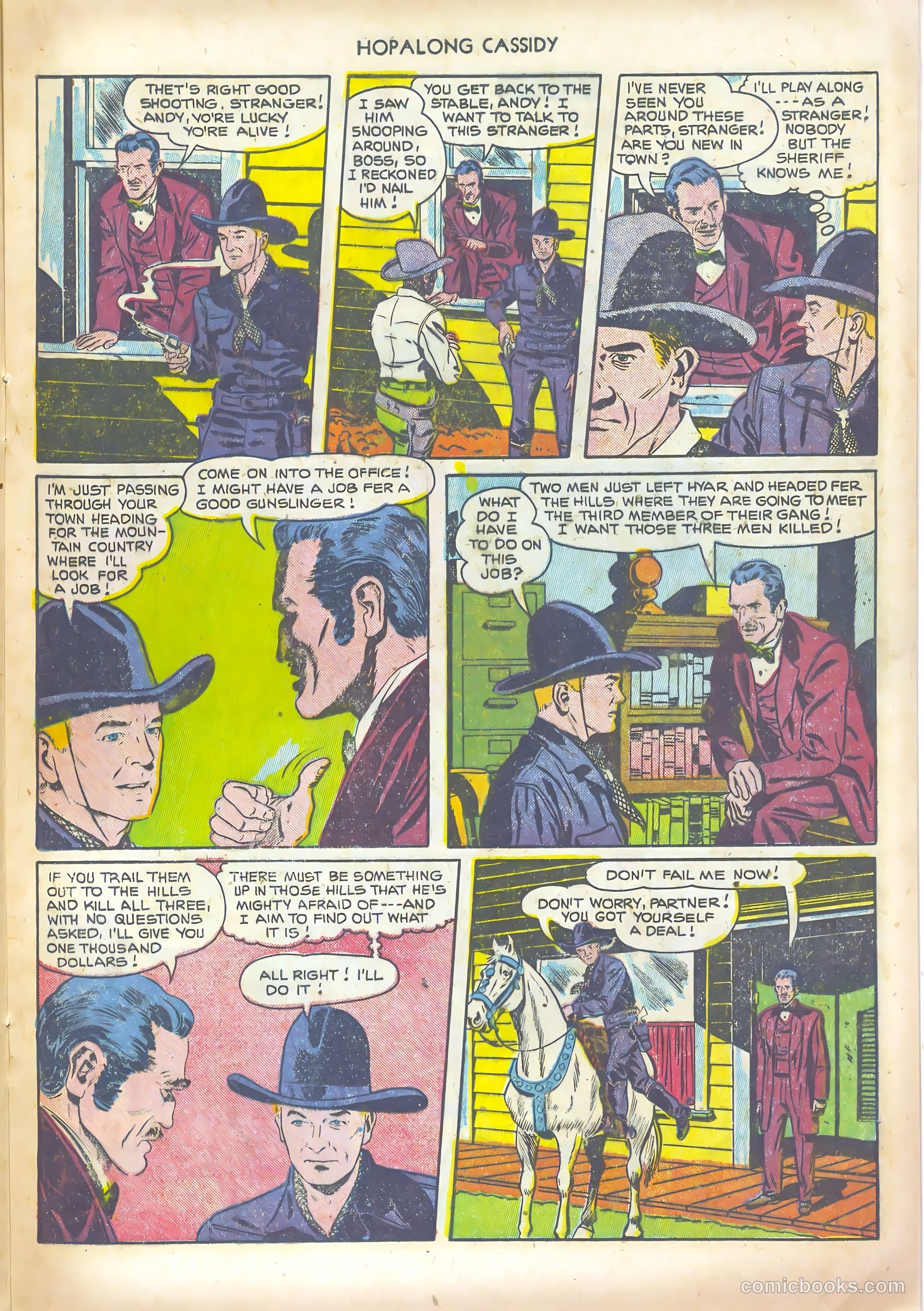Hopalong Cassidy #69 (1952) — page 17 of 36