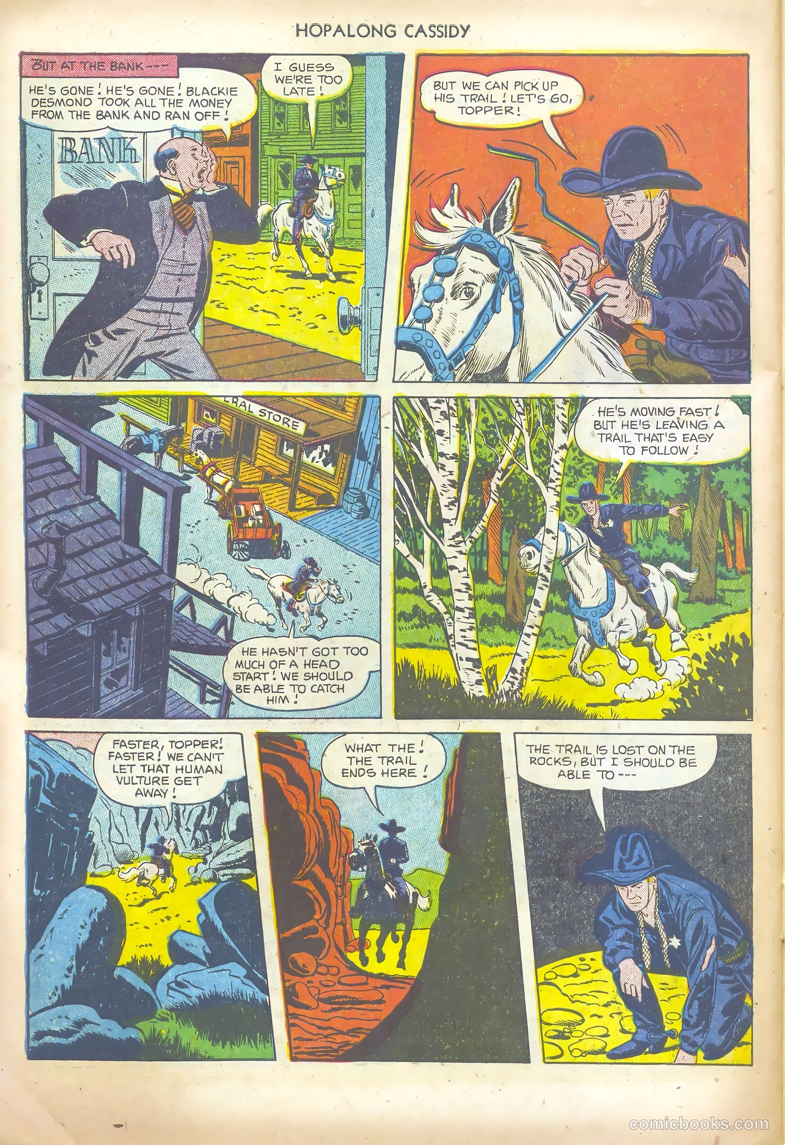 Hopalong Cassidy #69 (1952) — page 30 of 36
