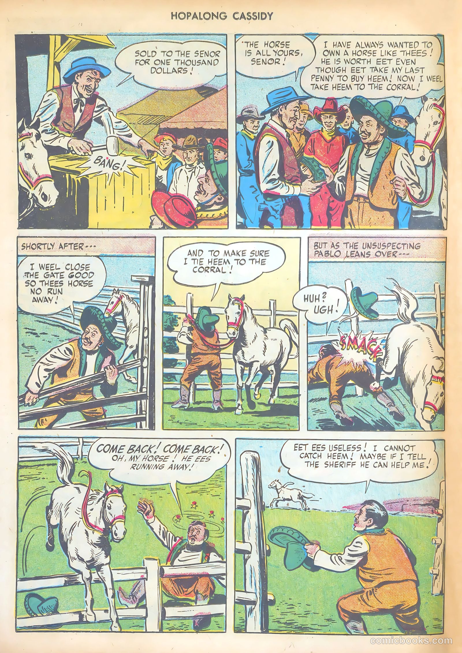 Hopalong Cassidy #7 (1947) — page 16 of 52