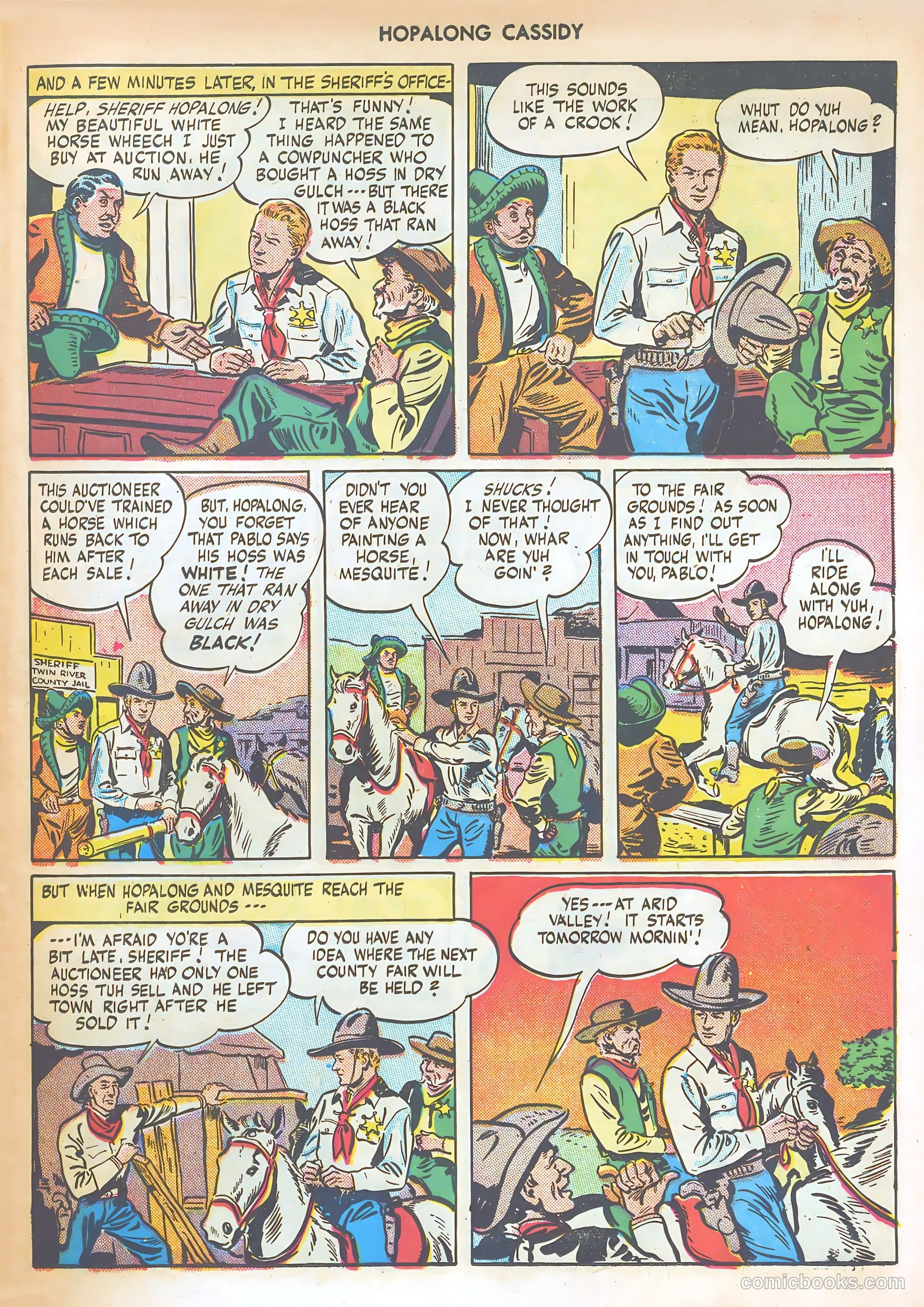 Hopalong Cassidy #7 (1947) — page 17 of 52