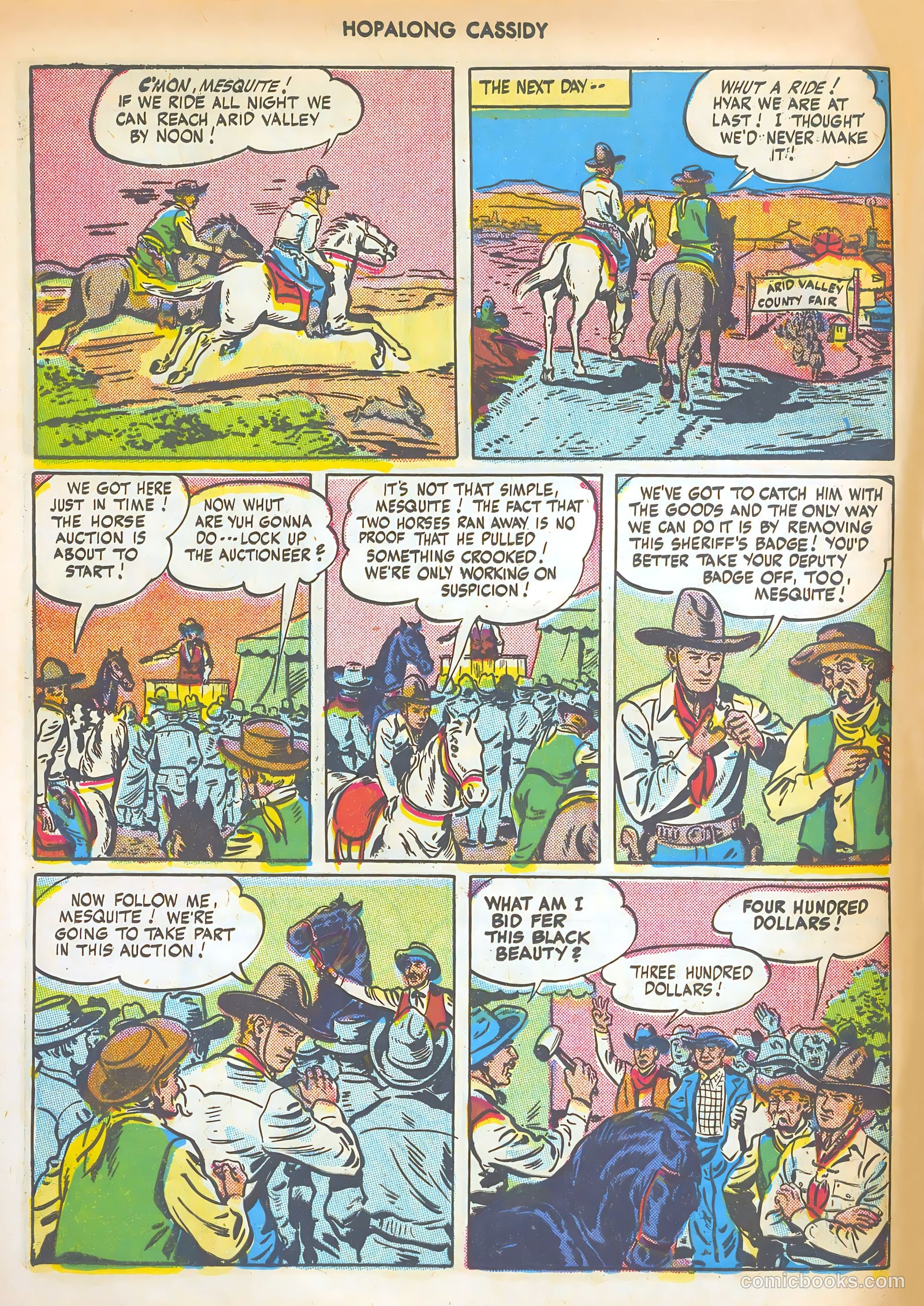 Hopalong Cassidy #7 (1947) — page 18 of 52
