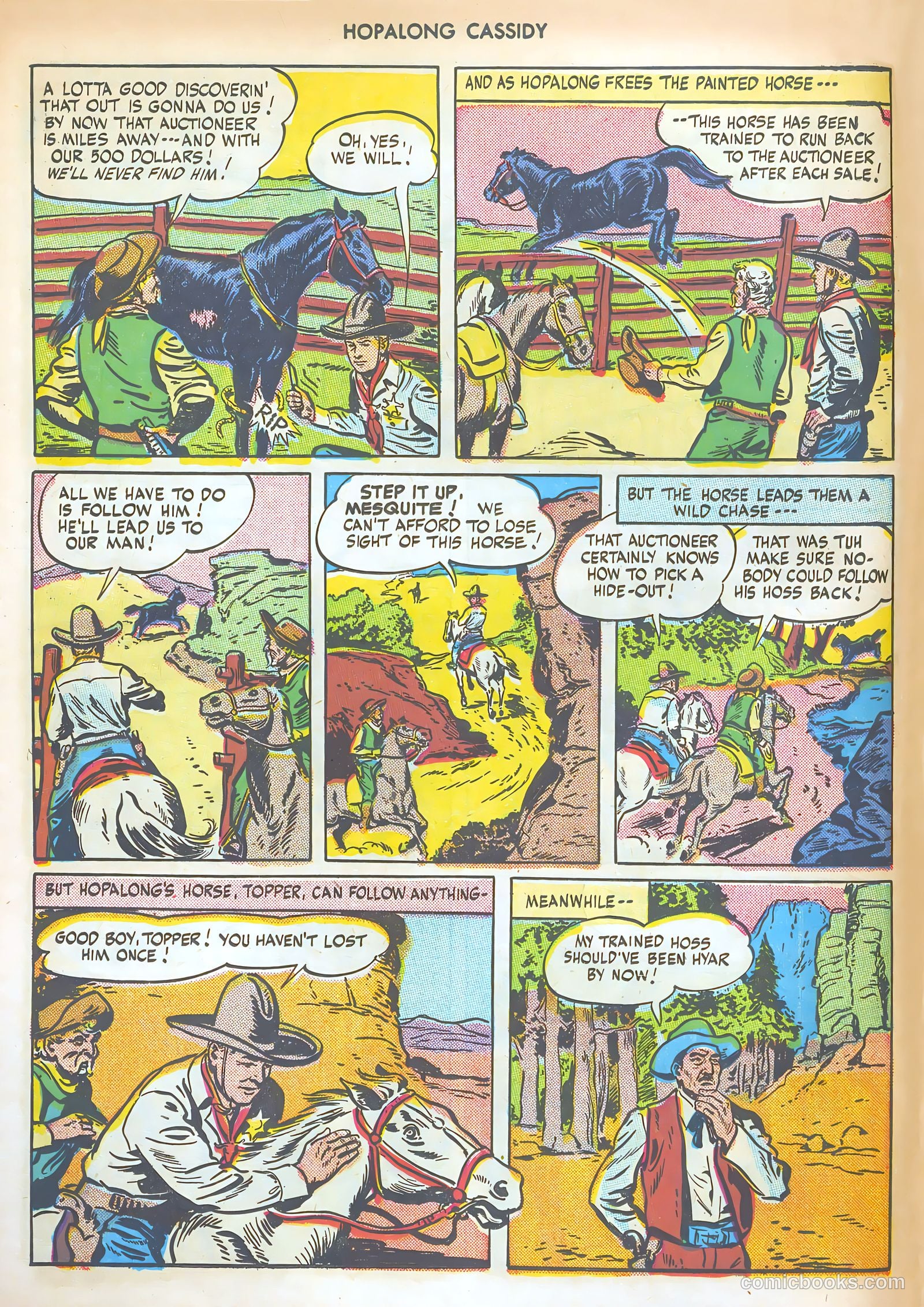 Hopalong Cassidy #7 (1947) — page 20 of 52