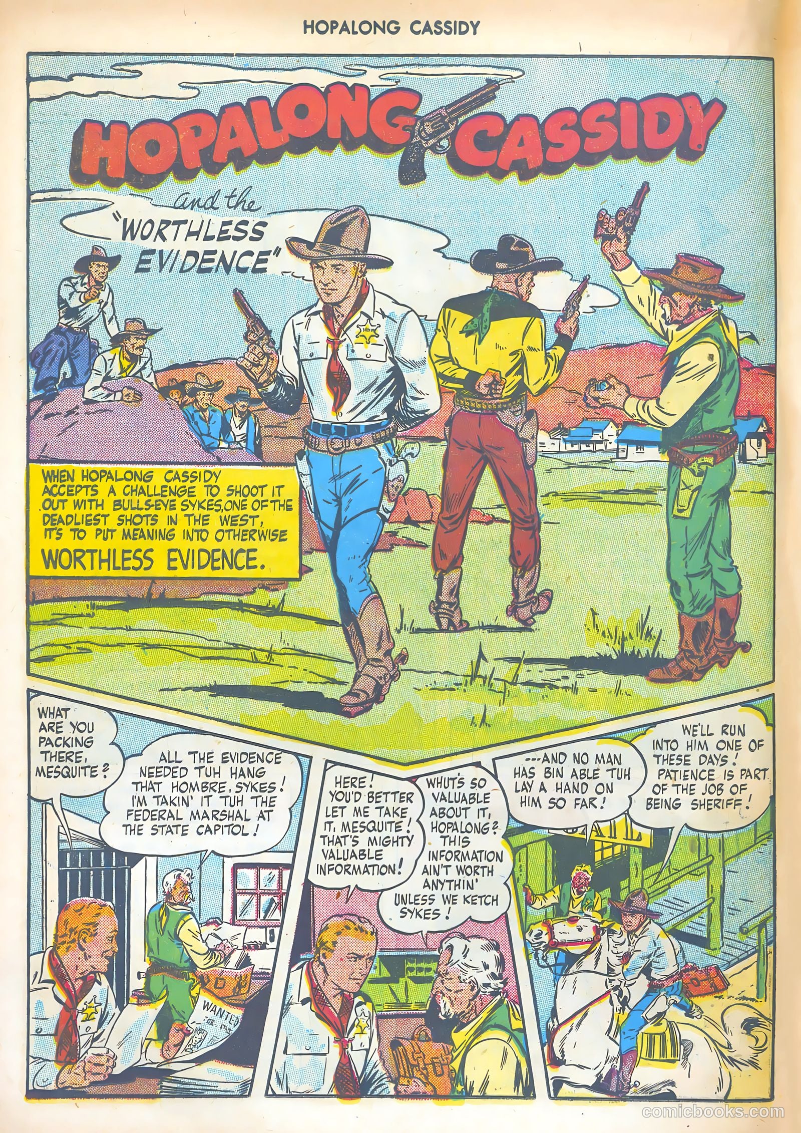 Hopalong Cassidy #7 (1947) — page 24 of 52