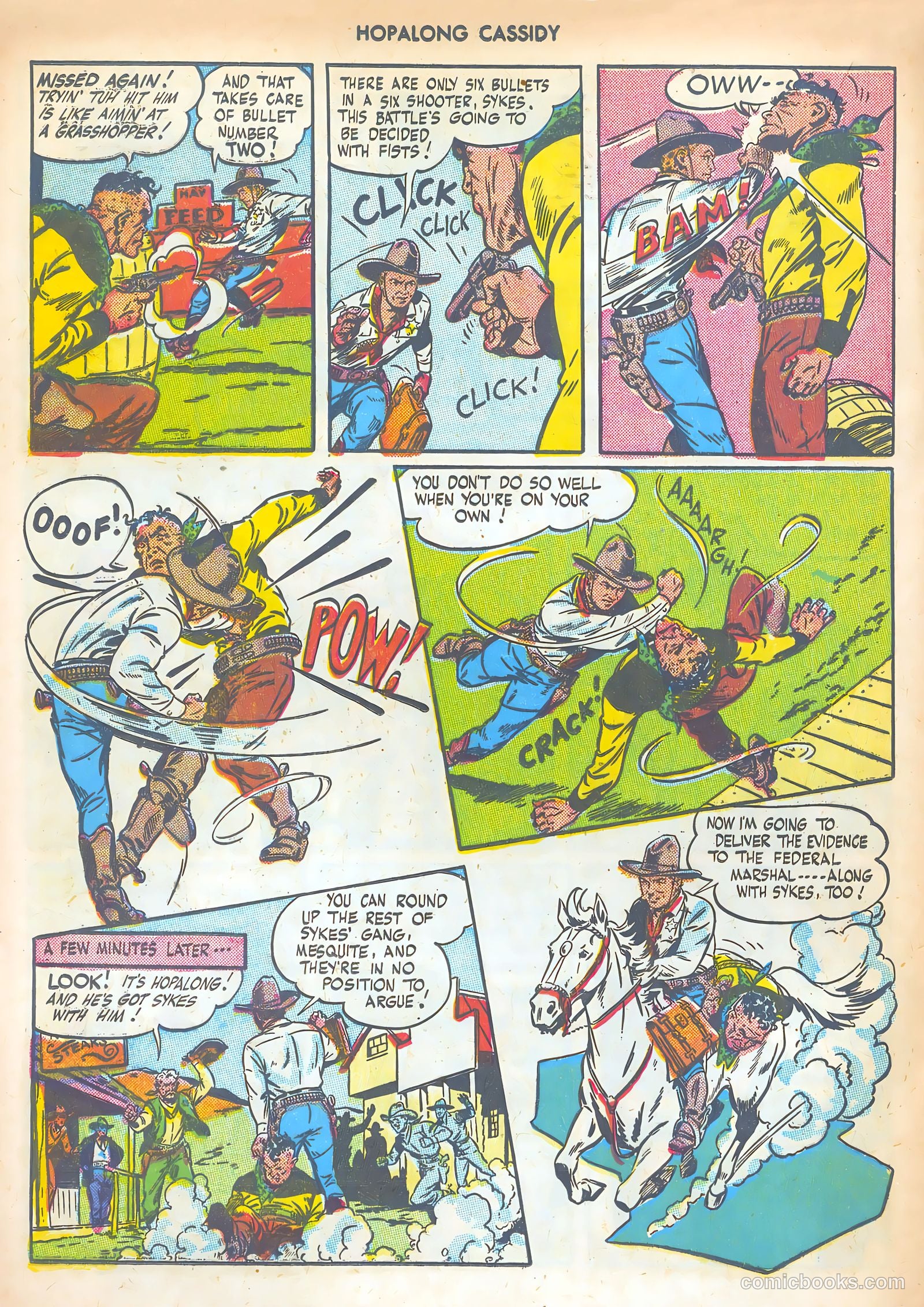 Hopalong Cassidy #7 (1947) — page 28 of 52