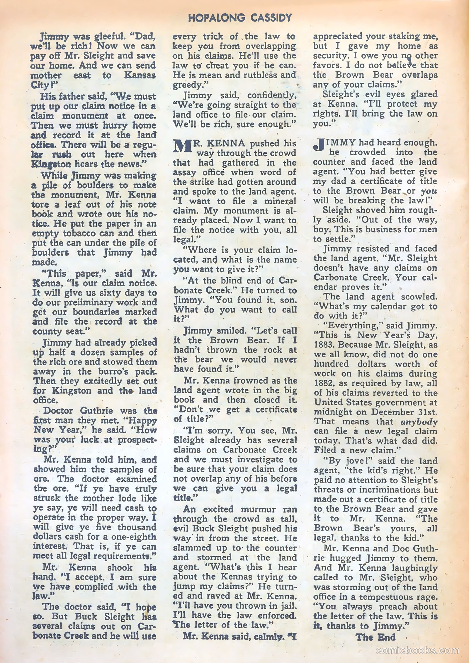 Hopalong Cassidy #7 (1947) — page 30 of 52
