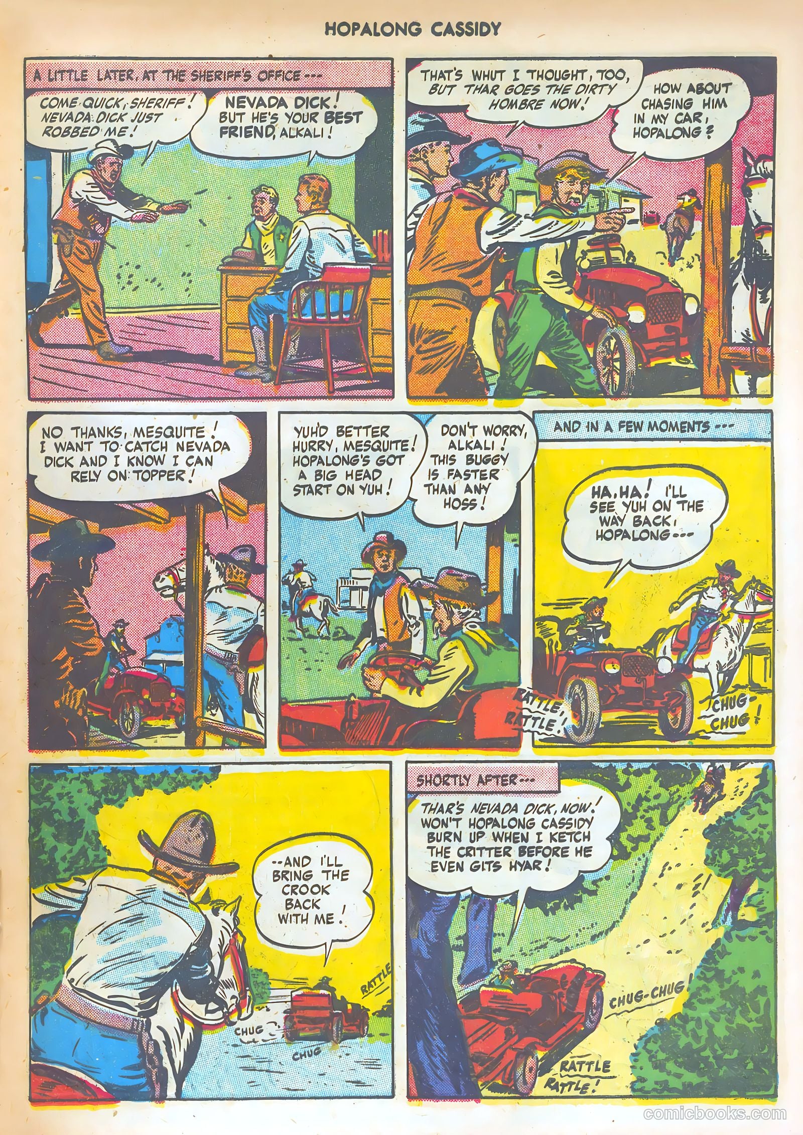 Hopalong Cassidy #7 (1947) — page 35 of 52