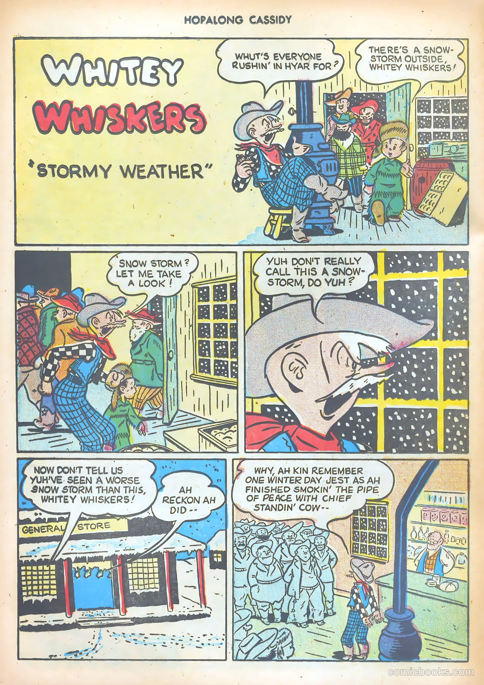 Hopalong Cassidy #7 (1947) — page 38 of 52