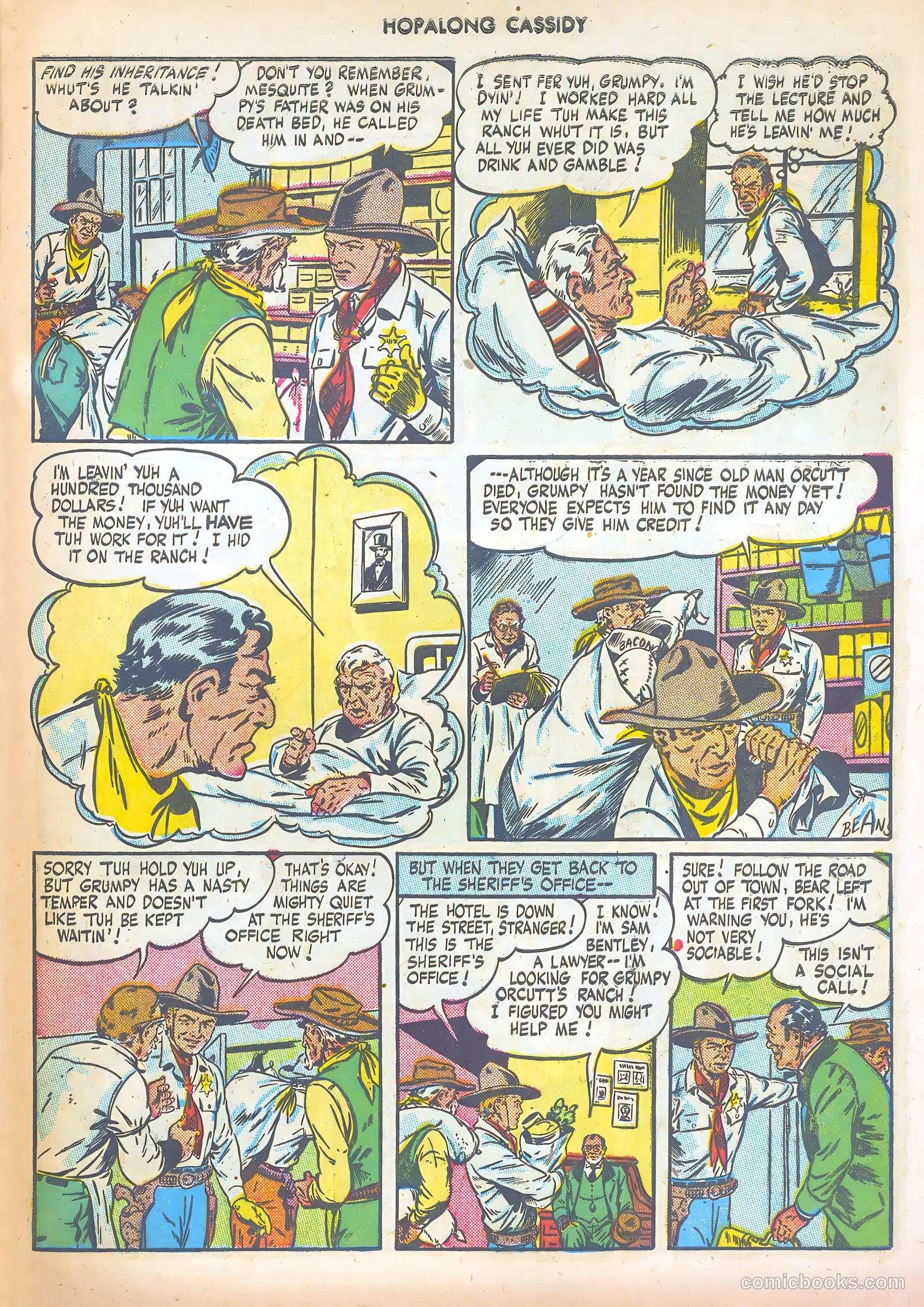 Hopalong Cassidy #7 (1947) — page 43 of 52