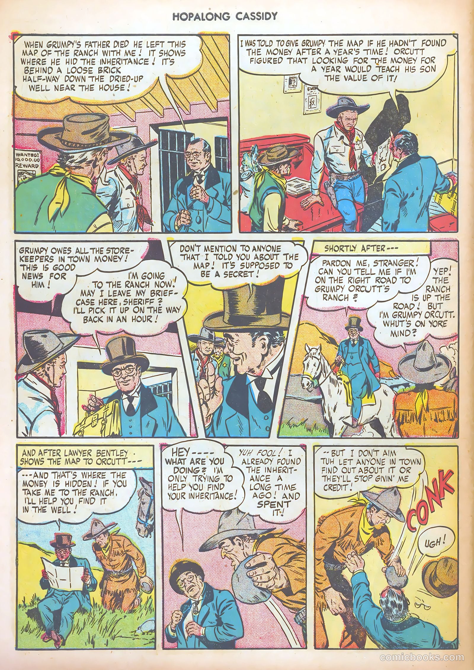 Hopalong Cassidy #7 (1947) — page 44 of 52