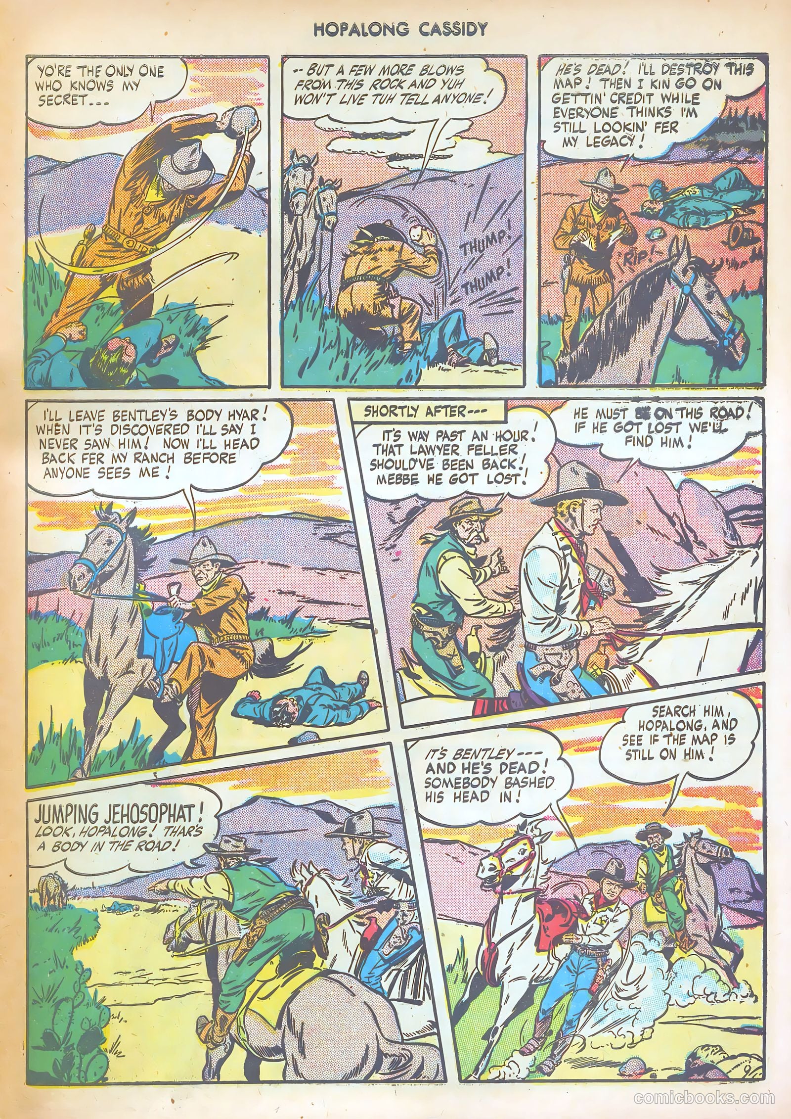 Hopalong Cassidy #7 (1947) — page 45 of 52