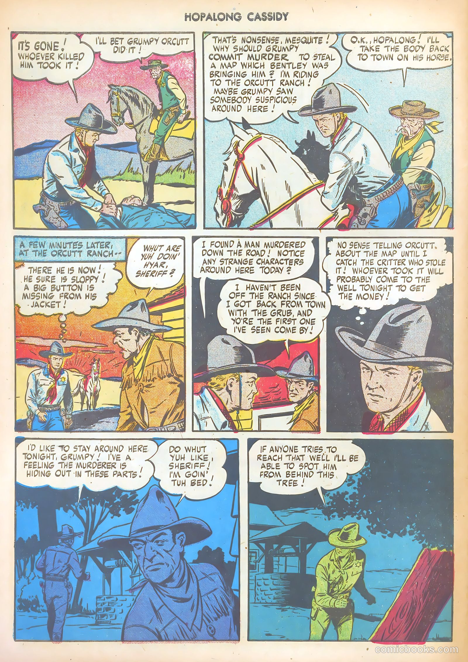 Hopalong Cassidy #7 (1947) — page 46 of 52