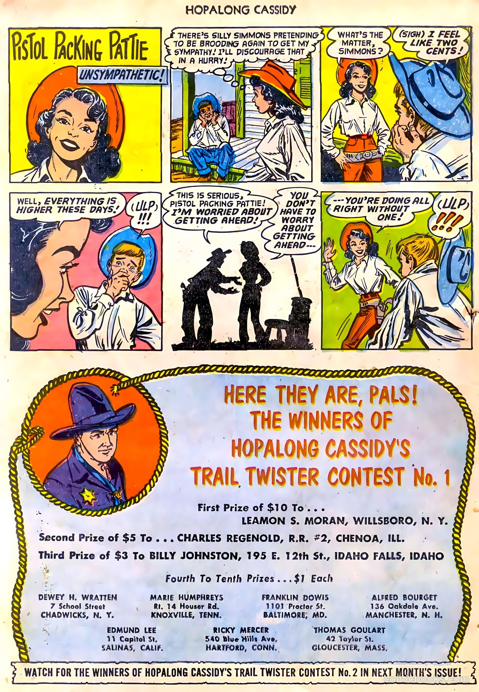 Hopalong Cassidy #70 (1952) — page 22 of 36