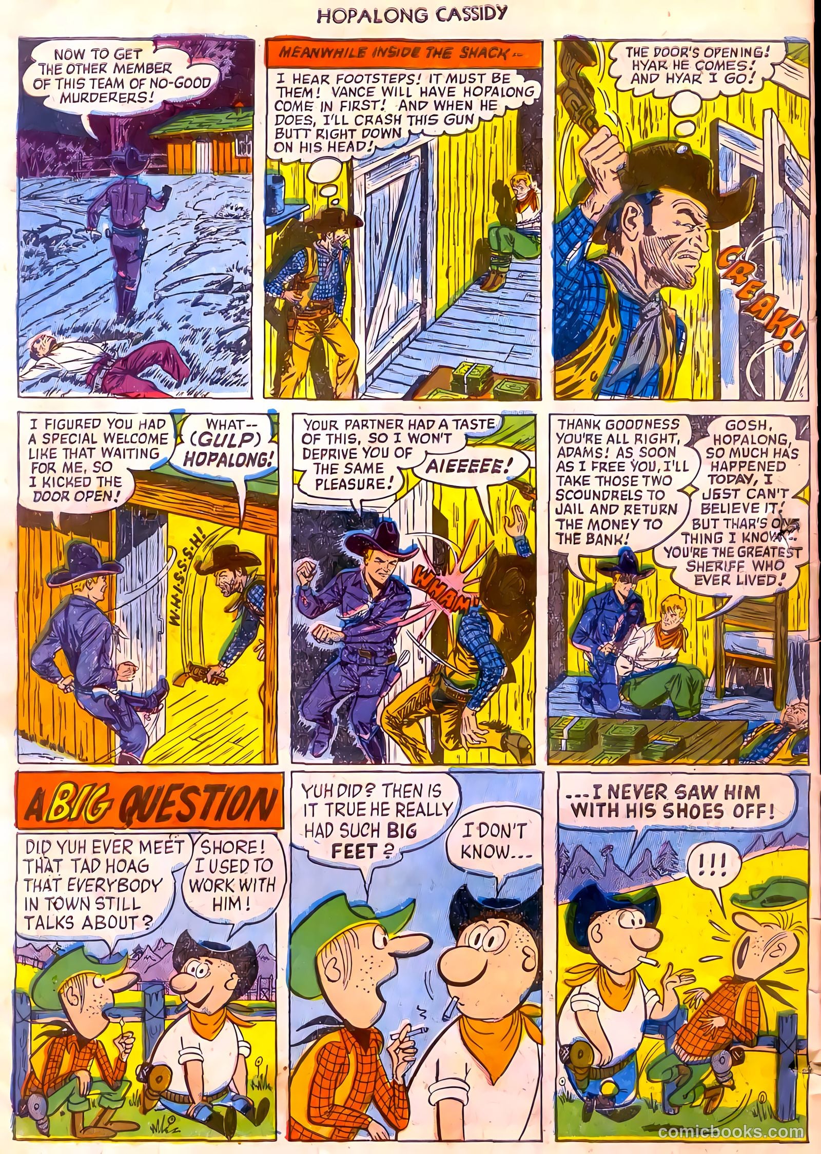 Hopalong Cassidy #70 (1952) — page 34 of 36