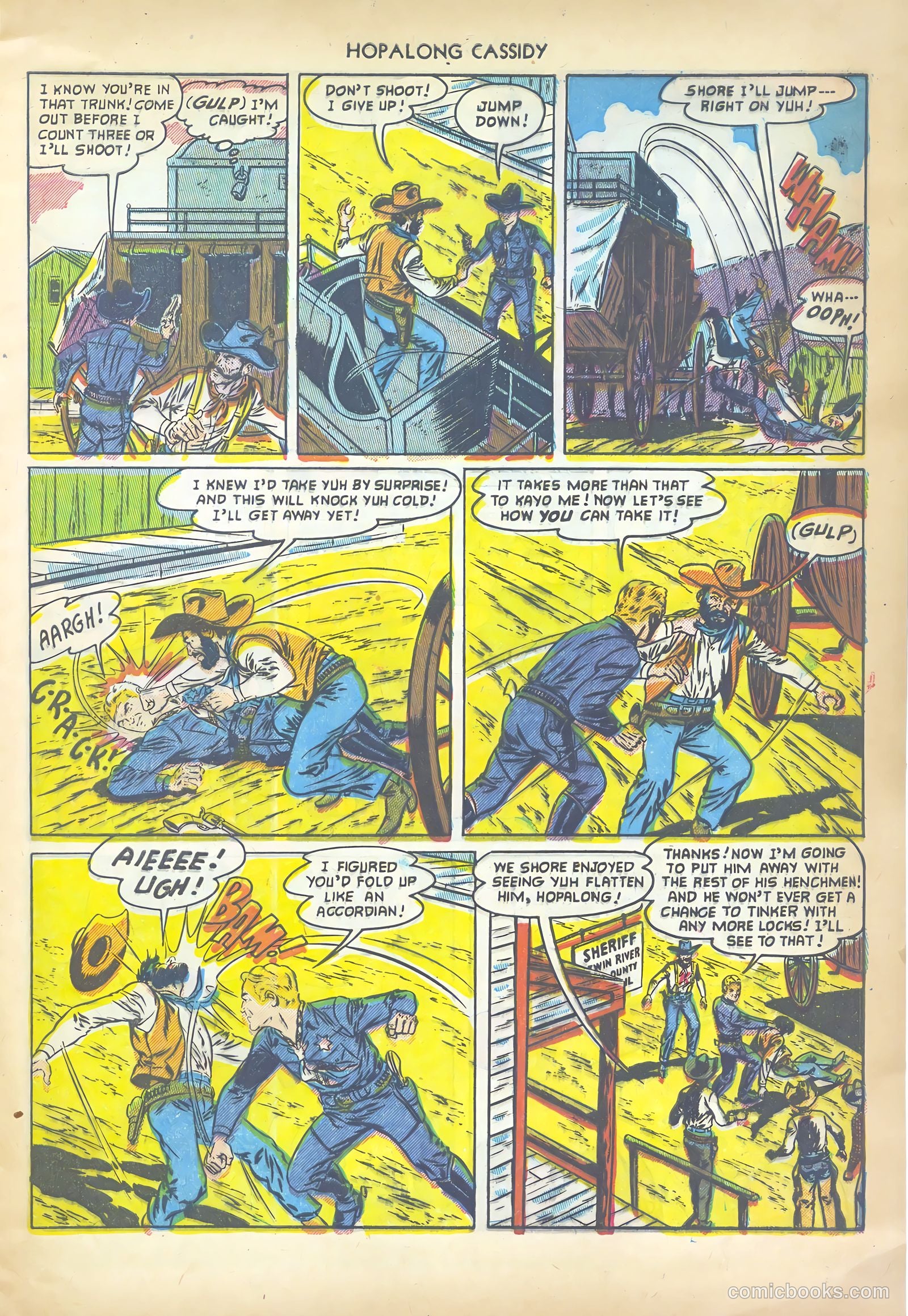 Hopalong Cassidy #71 (1952) — page 9 of 36