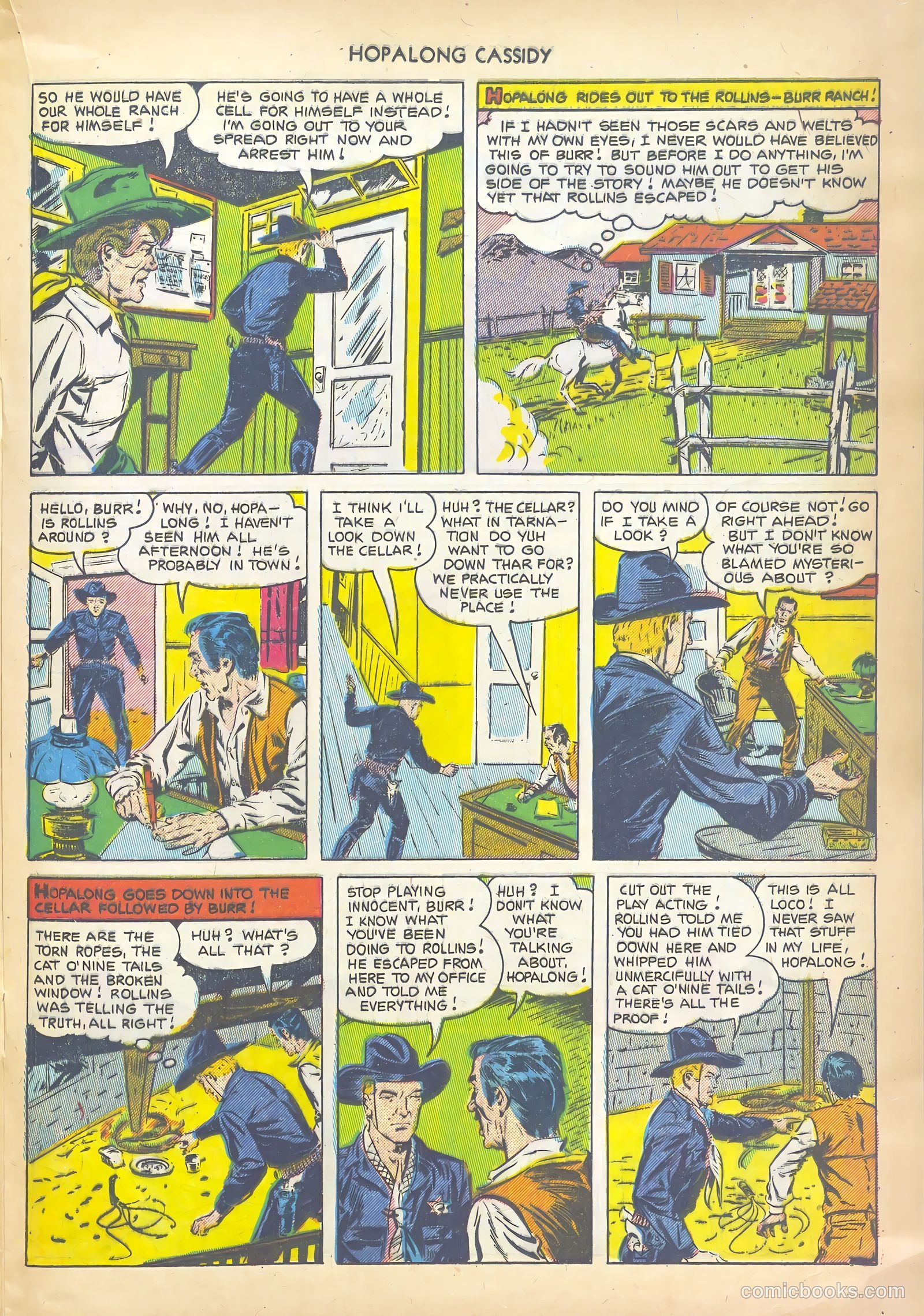 Hopalong Cassidy #71 (1952) — page 17 of 36
