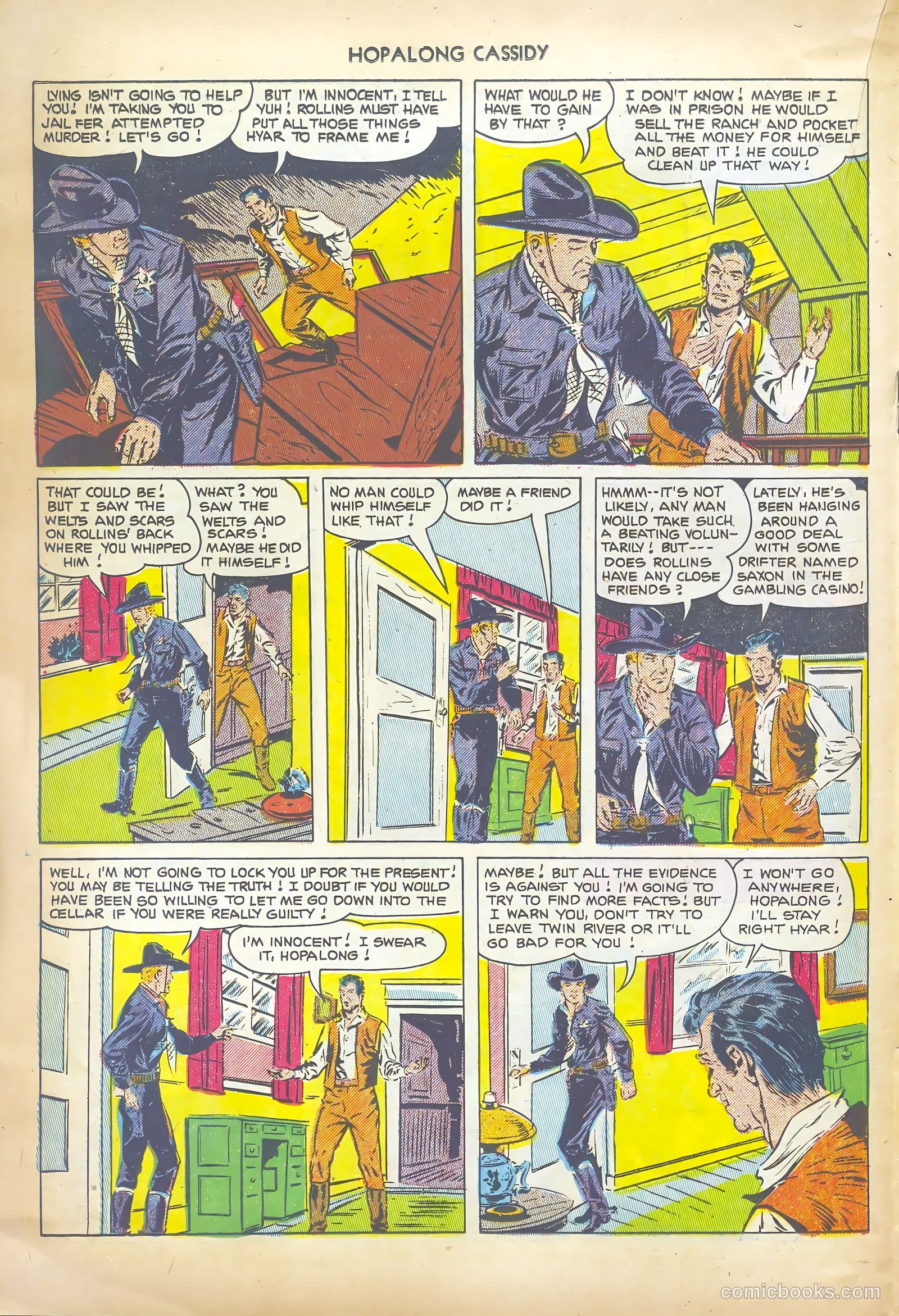 Hopalong Cassidy #71 (1952) — page 18 of 36
