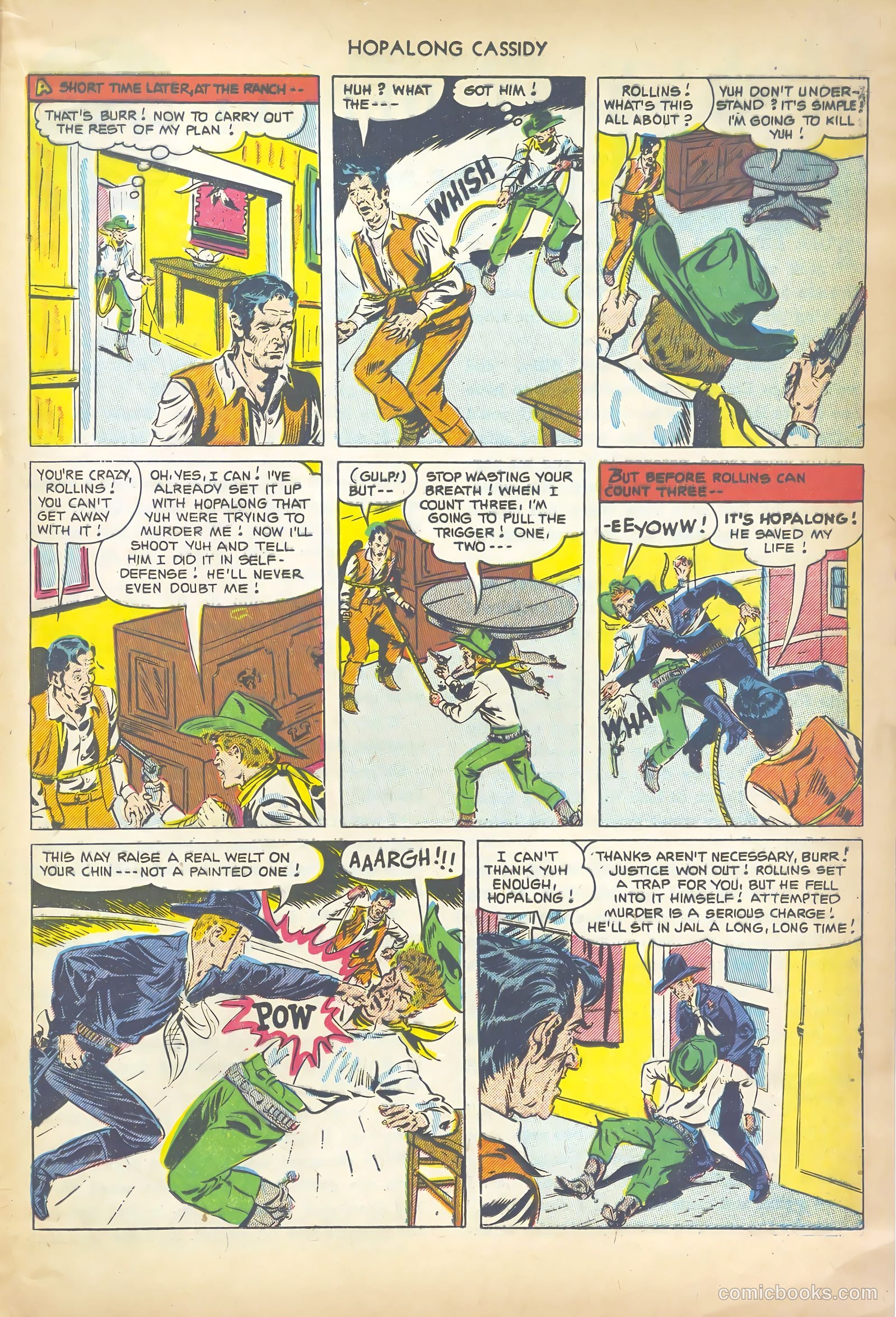 Hopalong Cassidy #71 (1952) — page 21 of 36