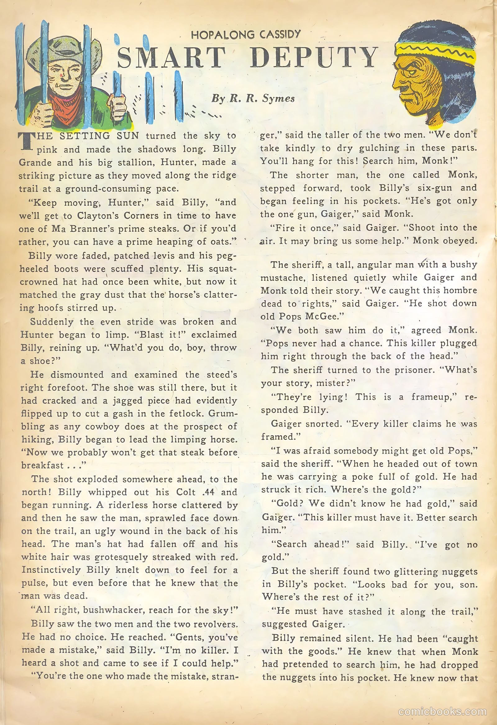Hopalong Cassidy #71 (1952) — page 22 of 36