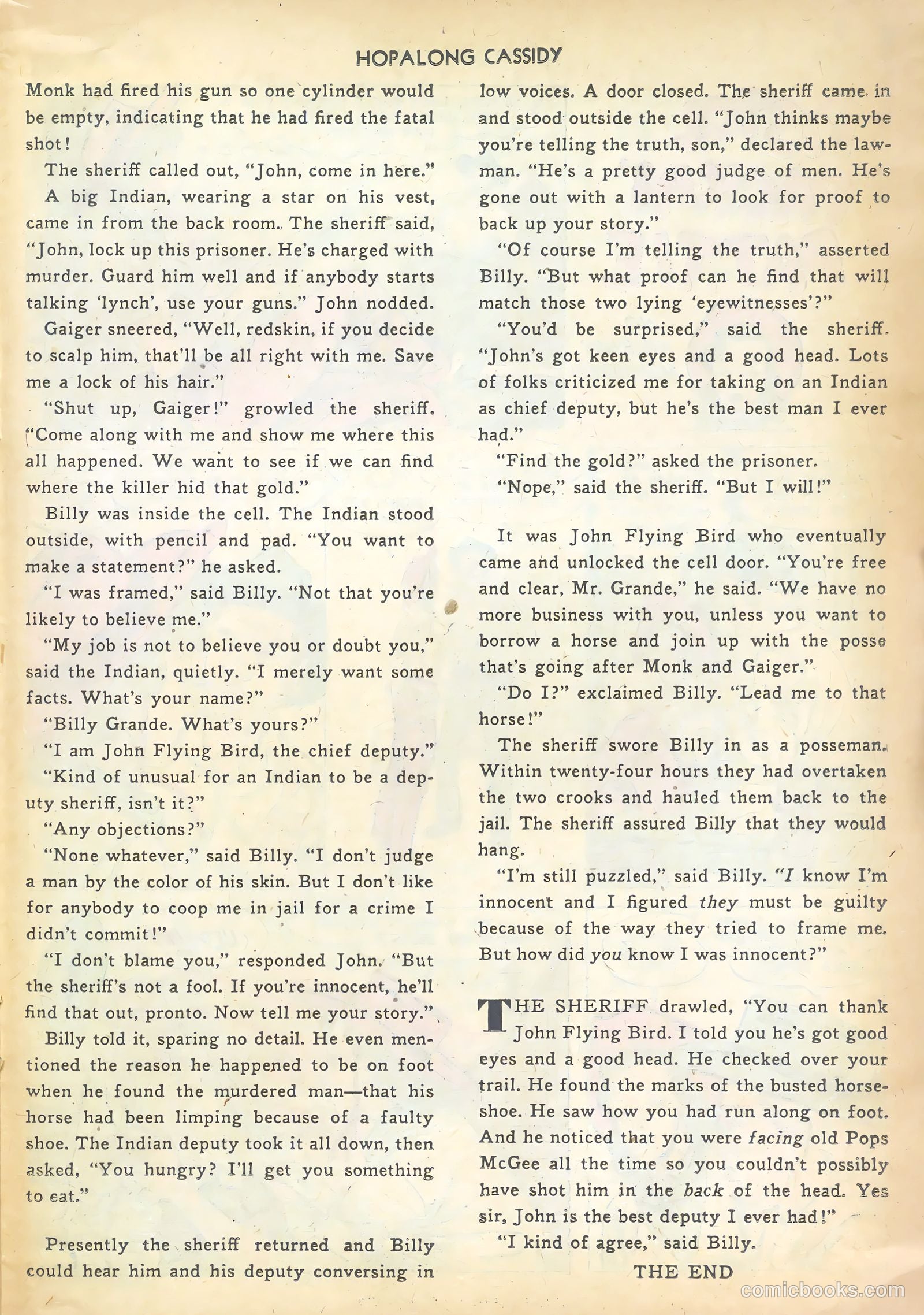Hopalong Cassidy #71 (1952) — page 23 of 36